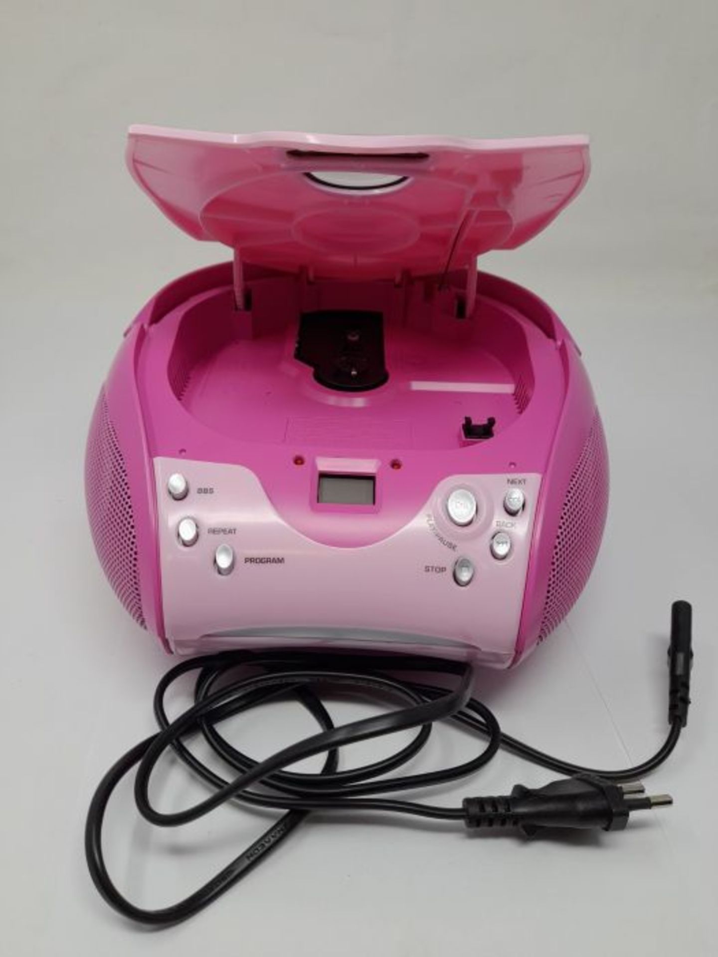 Lenco Radio Lecteur CD SCD-24 pour Enfant ChaÃ®ne StÃ©rÃ©o Prise Casque Aux in - - Image 4 of 4