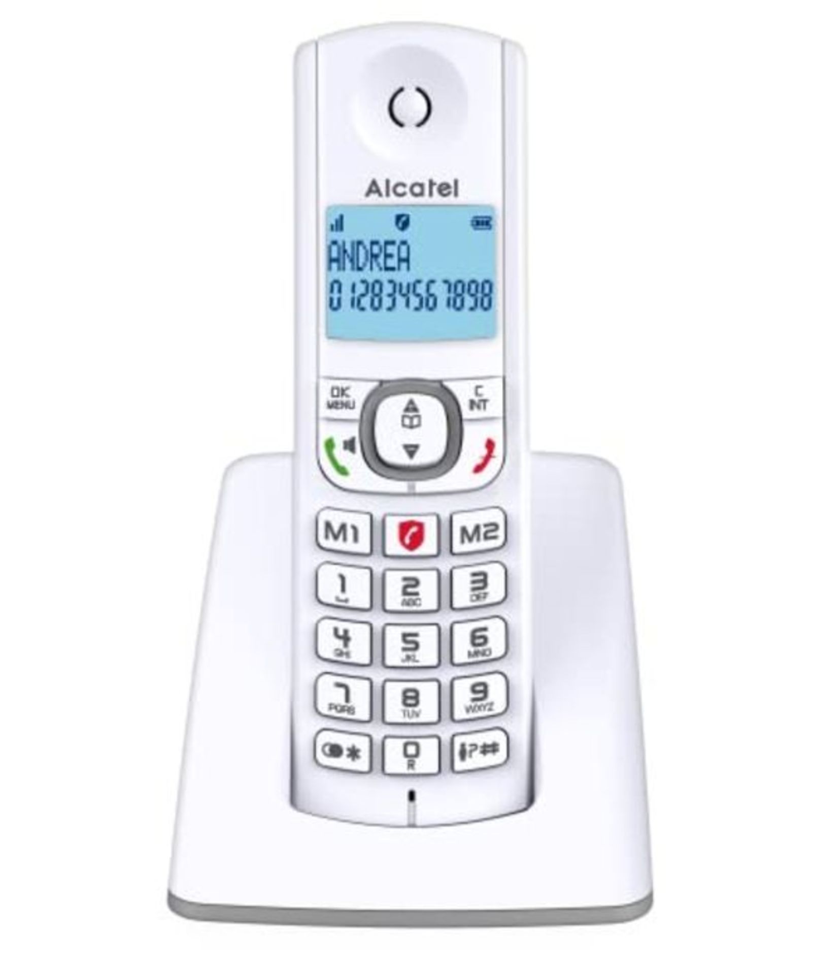 Alcatel F530 Telefono DECT Identificatore di chiamata Grigio, Bianco - Image 3 of 4