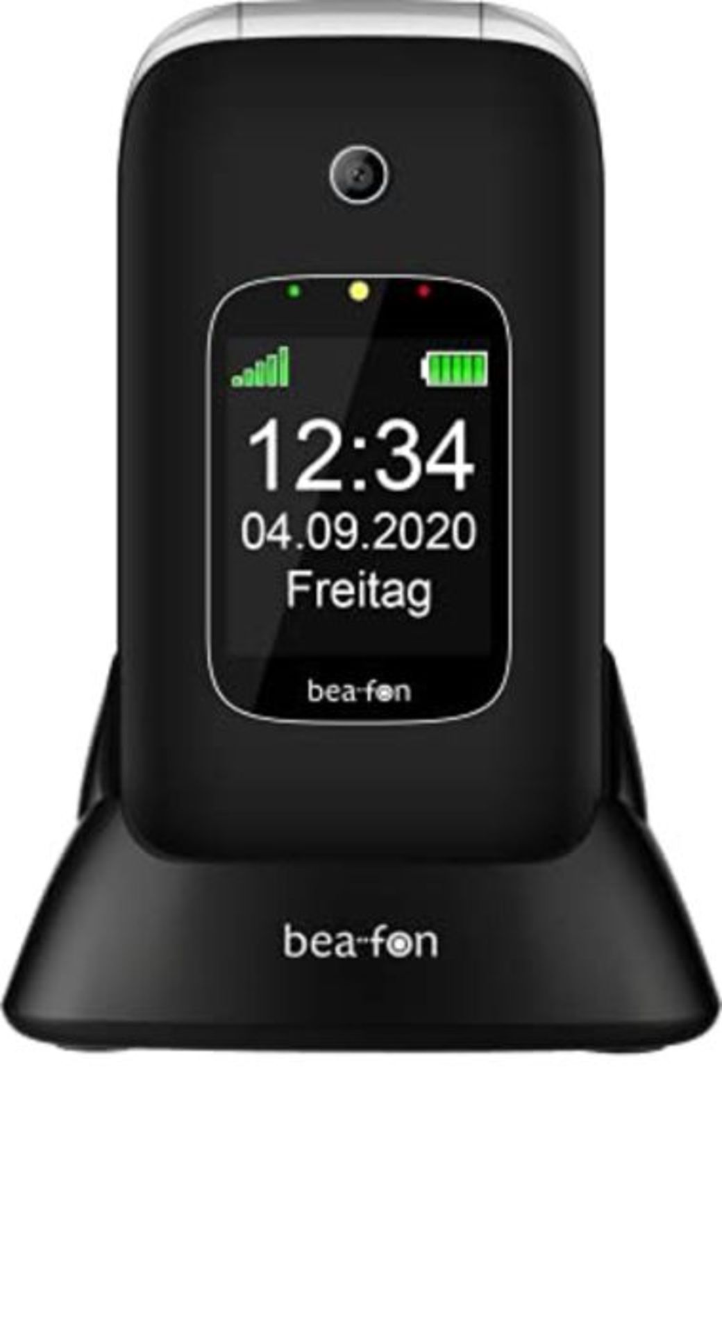 RRP £52.00 Beafon Handy im Klappdesign "SL590" (Bluetooth, Freisprechfunktion) Schwarz