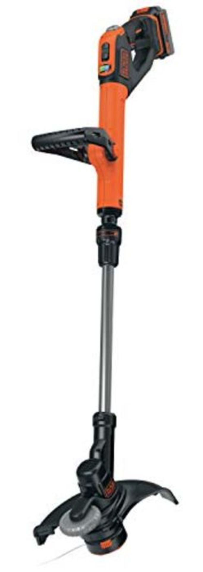 RRP £174.00 Black+Decker Akku-Rasentrimmer (Powercommand EasyFeed, 18V 4,0Ah, inkl. Akku und Ladeg