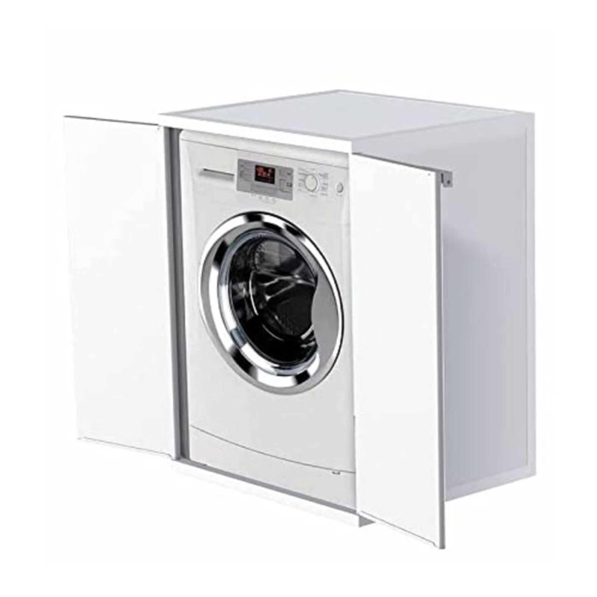 RRP £70.00 Mongardi 7827C98 Washing Machine Cover White - Image 4 of 6