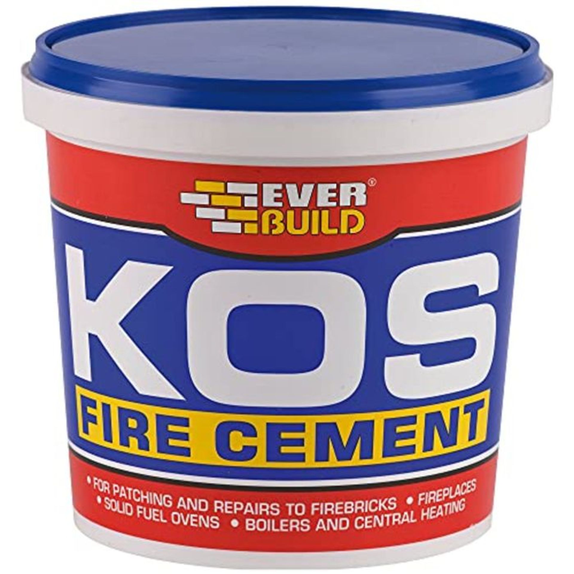 Everbuild KOS Fire Cement, Black, 1 kg