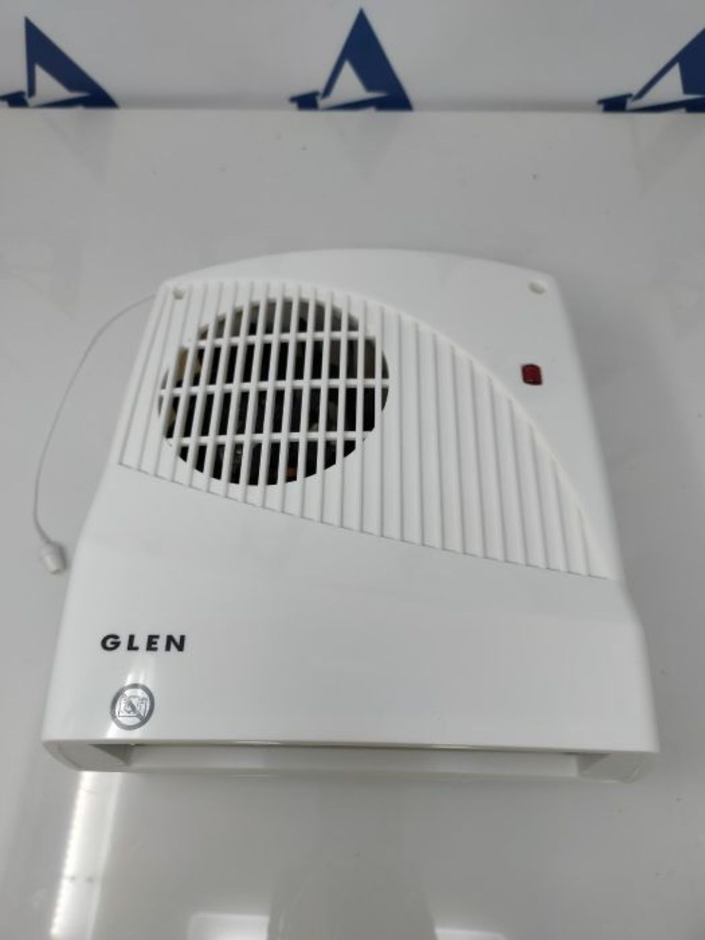 Glen GDF20E Downflow Bathroom Heater, White - Image 5 of 6