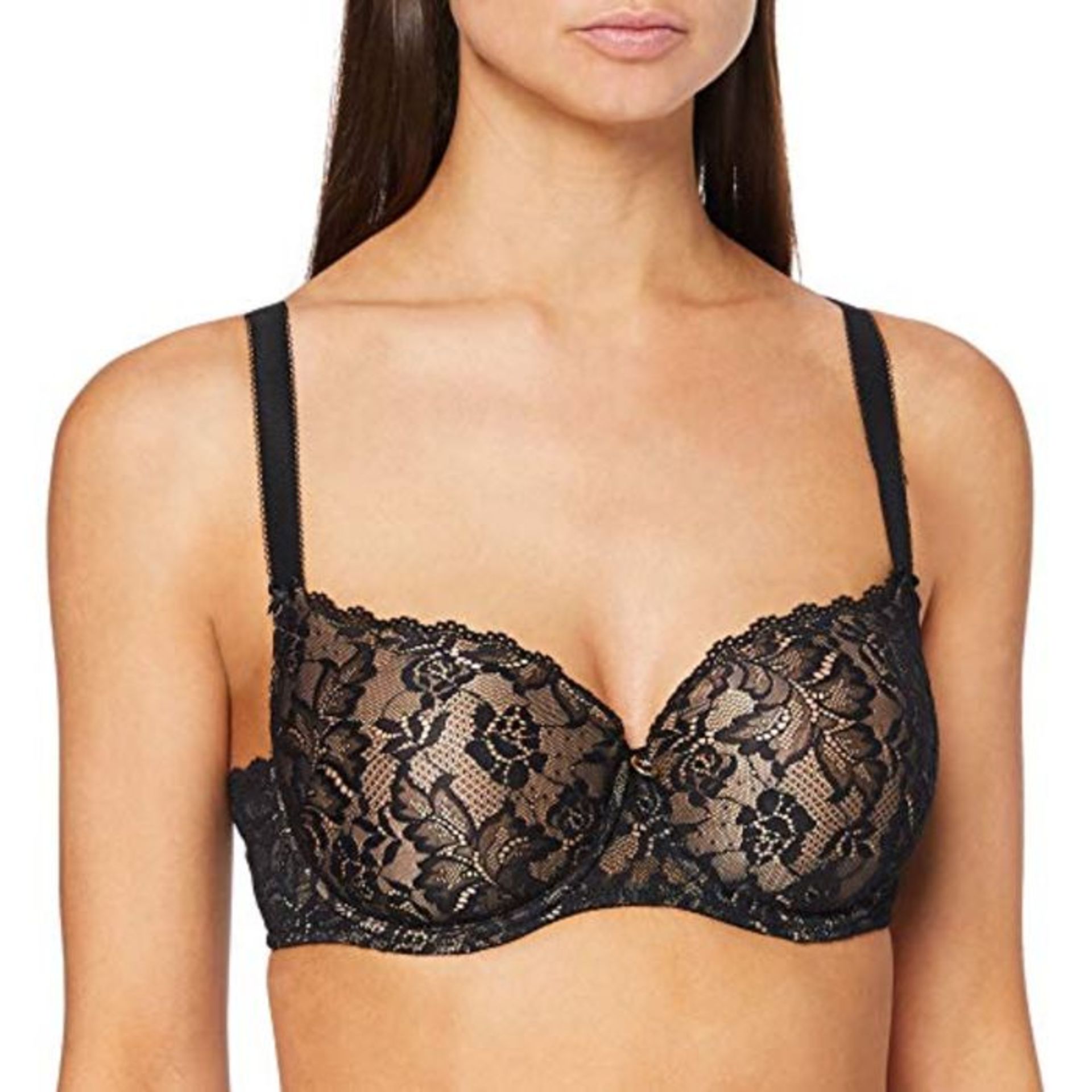 Aubade Women's Demi Bra ROSESSENCE Black 36E - Image 4 of 6