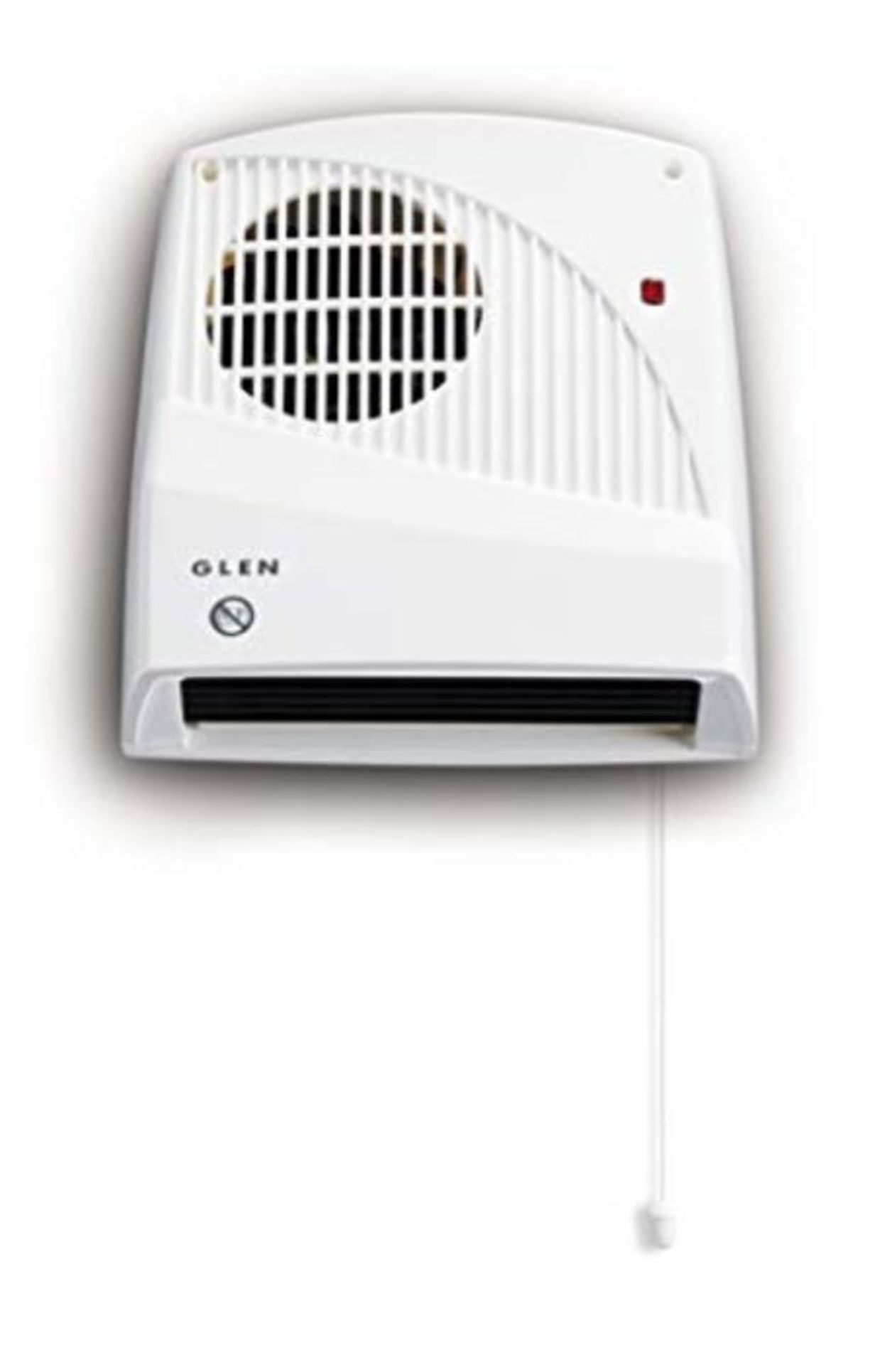 Glen GDF20E Downflow Bathroom Heater, White - Image 4 of 6