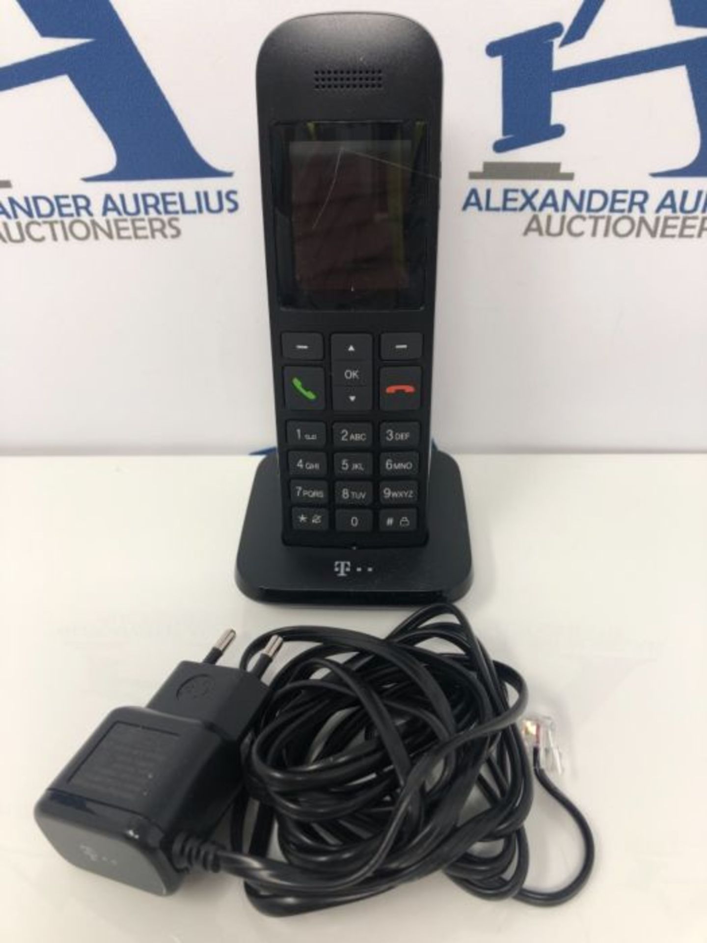 Deutsche Telekom Speedphone 12 landline telephone in black cordless | For use with cur - Image 2 of 3