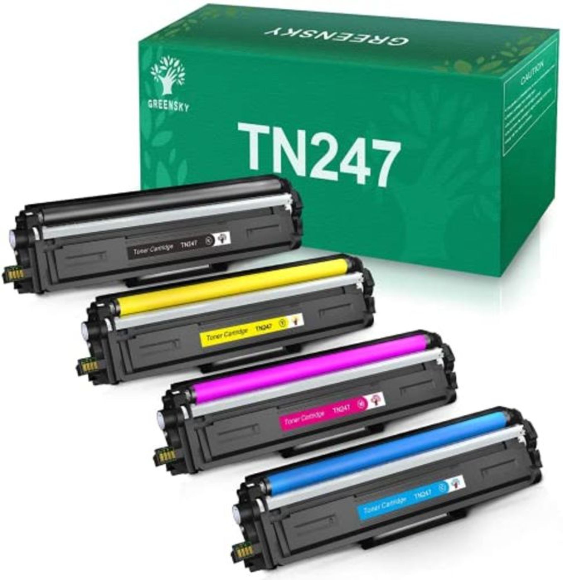 GREENSKY Compatible Toner Cartridges Replacement for Brother TN247 TN243 for MFC-L3710