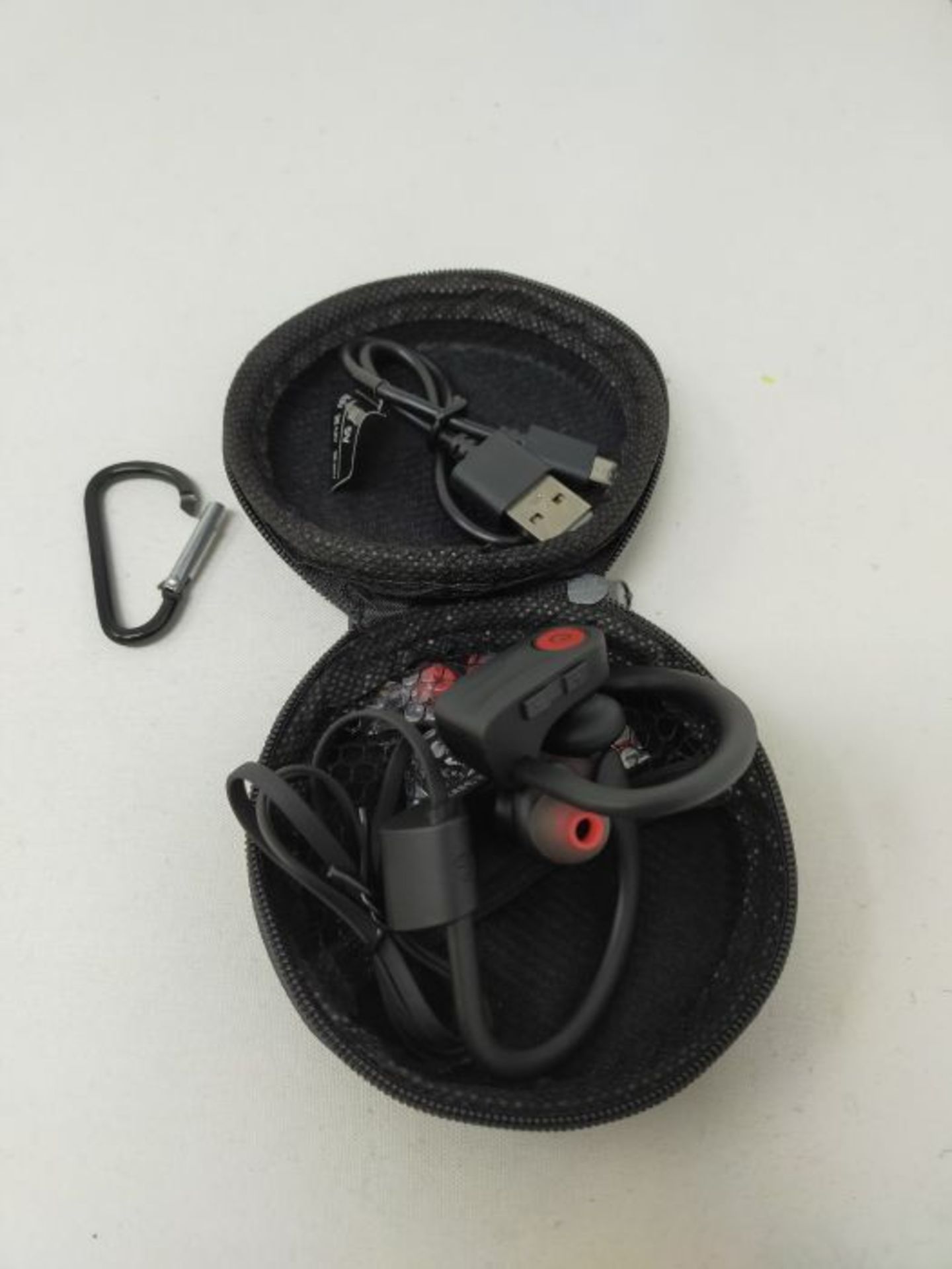 Otium In-Ear Sports Bluetooth Headphones, Wireless Earphones IPX7 Waterproof with Micr - Image 3 of 3