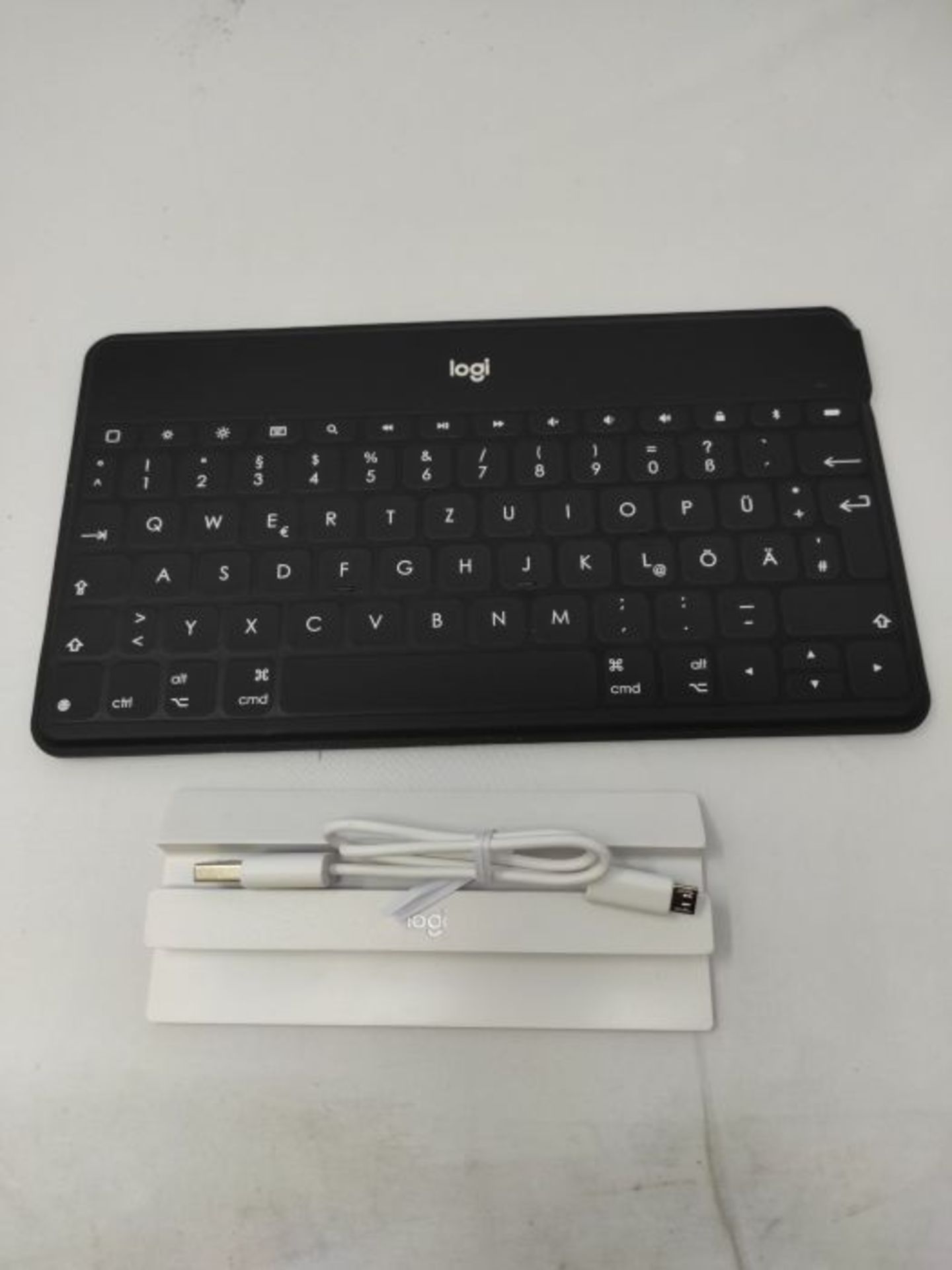 Logitech Keys-to-Go Kabellose Tablet-Tastatur, Bluetooth, iOS-Sondertasten, Ultraleich - Image 3 of 3