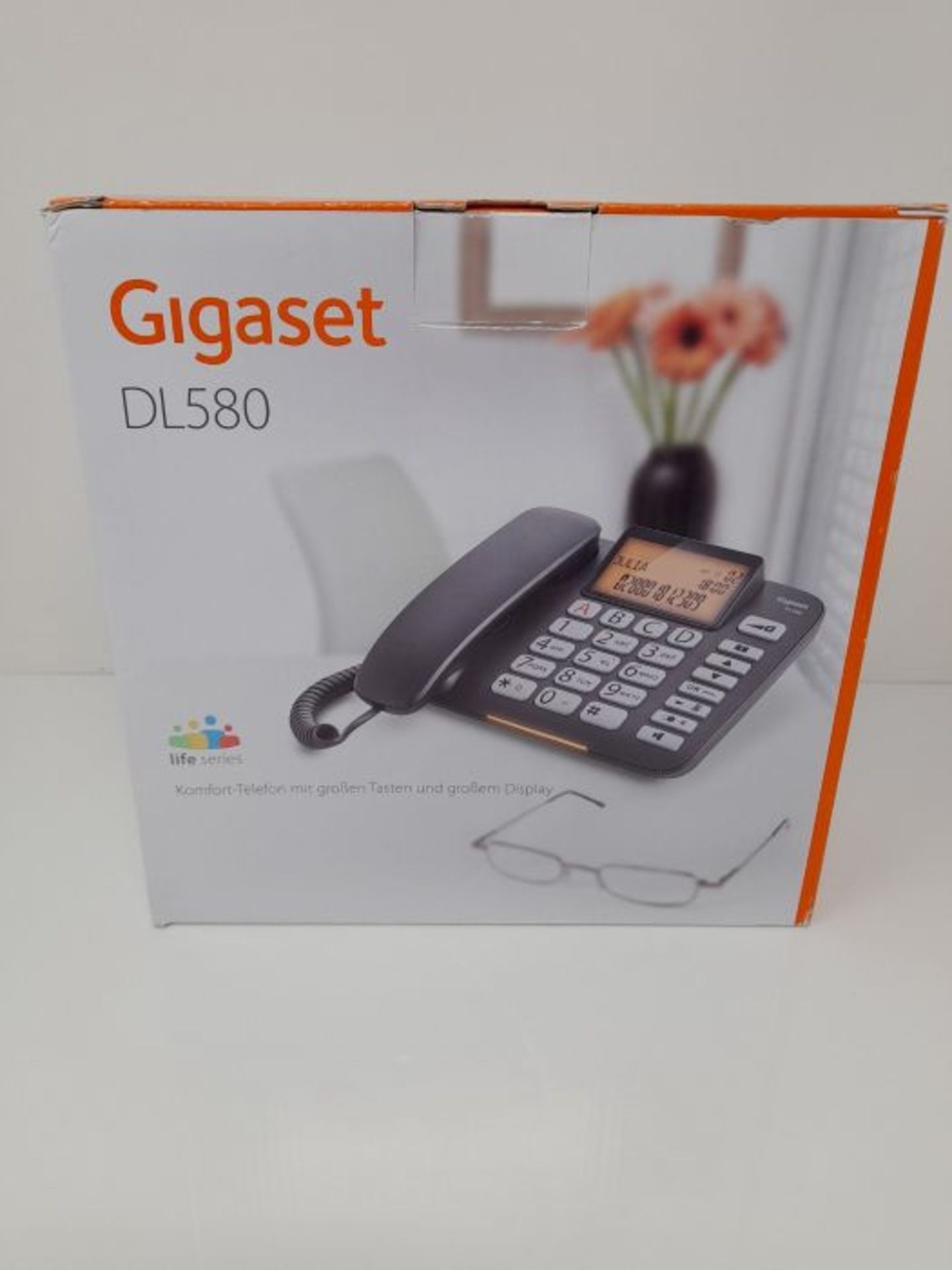 Gigaset DL580 - schnurgebundenes Senioren Telefon - Tischtelefon mit extra leichter Be - Image 2 of 6