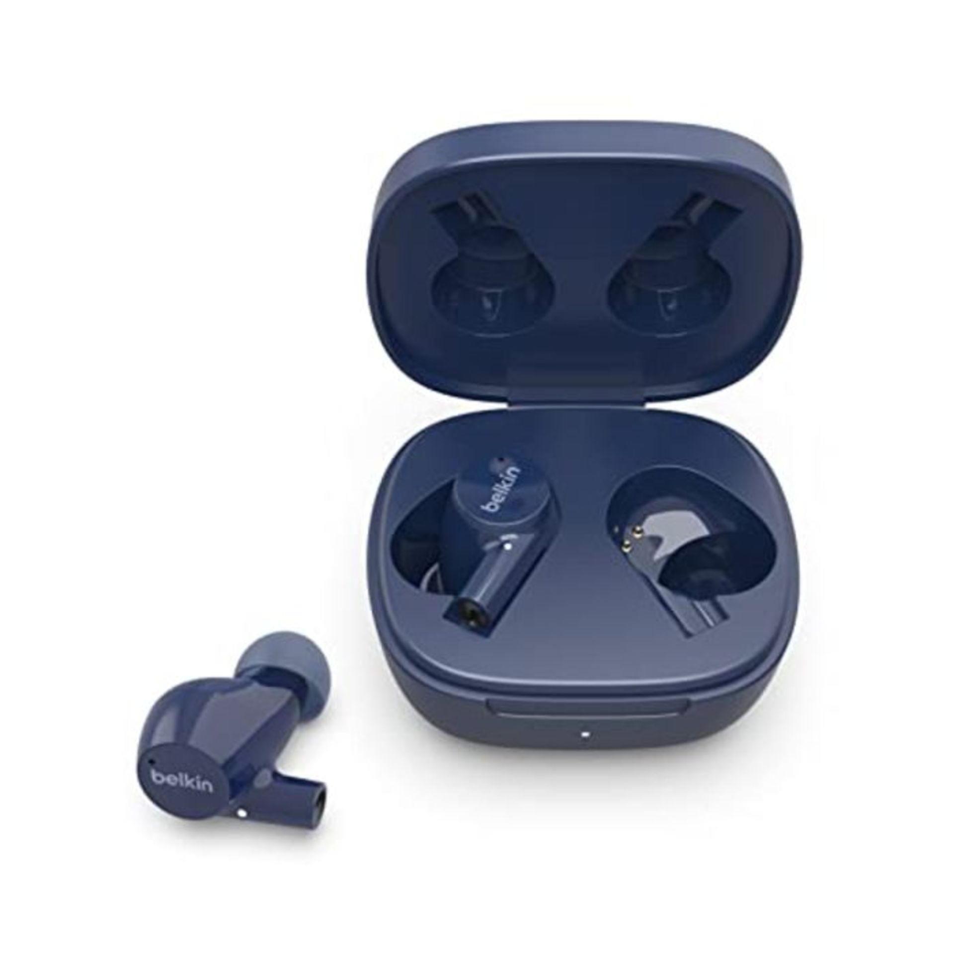 RRP £70.00 Belkin Wireless Earbuds, SoundForm Rise True Wireless Bluetooth 5.2 Earphones with Wir