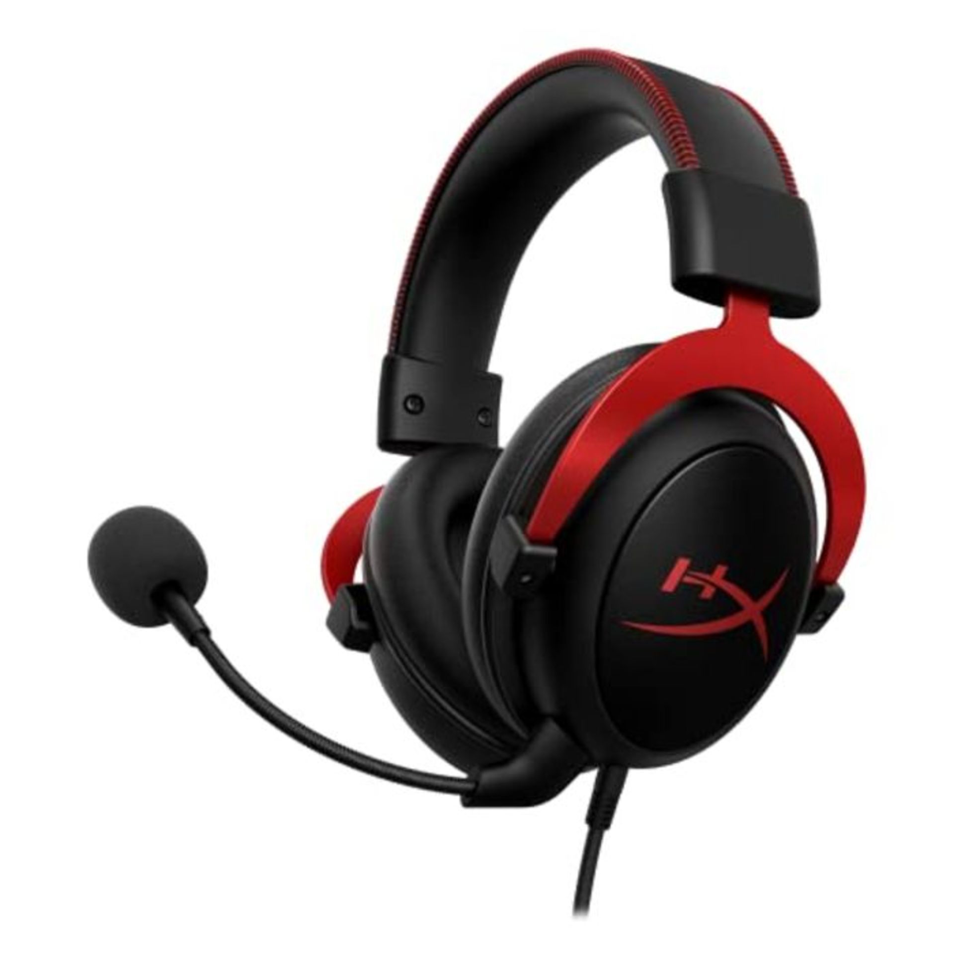 RRP £75.00 HyperX KHX-HSCP-RD Cloud II - Gaming Kopfhörer (für PC/PS4/Mac) rot