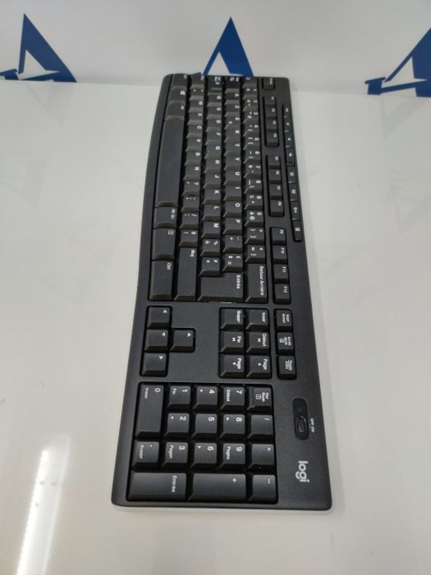 [INCOMPLETE] Logitech K270 Wireless Keyboard for Windows, AZERTY French Layout - Black - Image 3 of 3