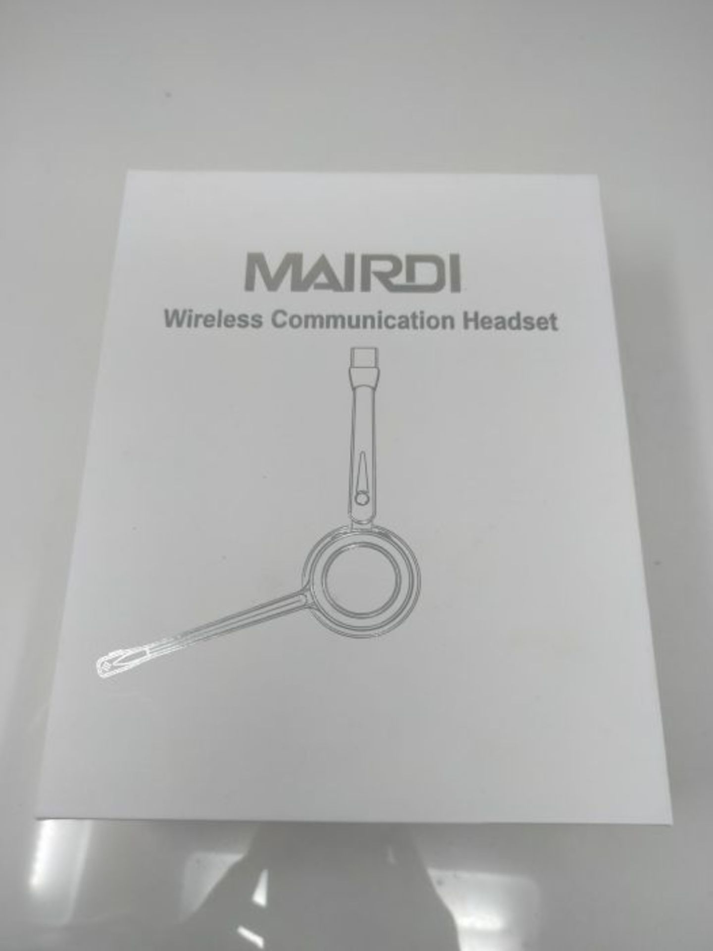 Mairdi Bluetooth 5.0 Headset mit Mikrofon Noise Canceling, Wireless Headset mit Ladest