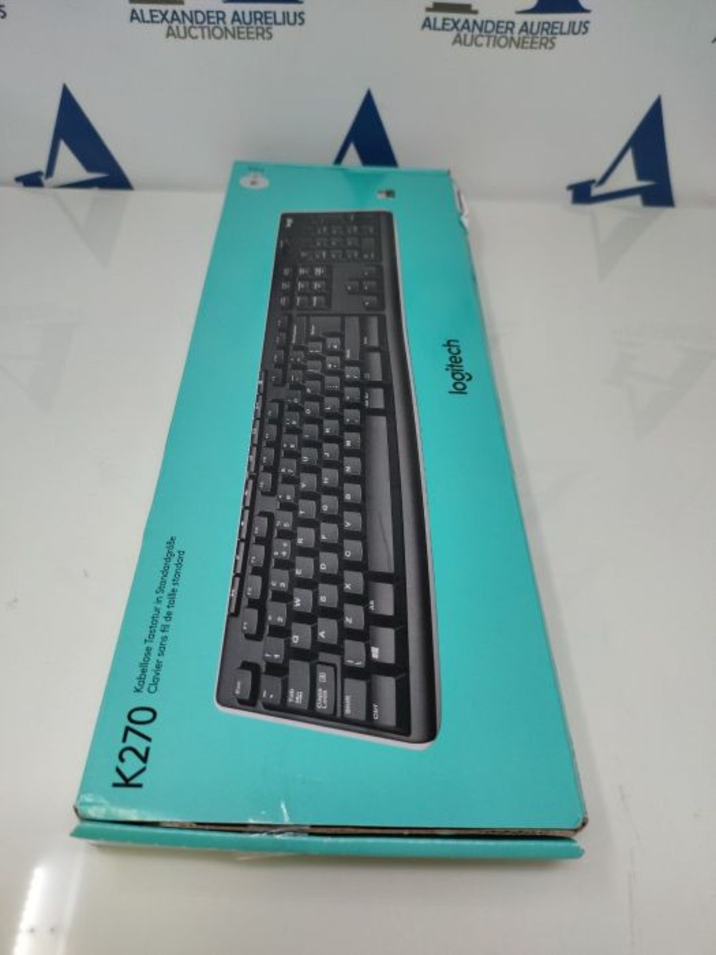 [INCOMPLETE] Logitech K270 Wireless Keyboard for Windows, AZERTY French Layout - Black - Image 2 of 3