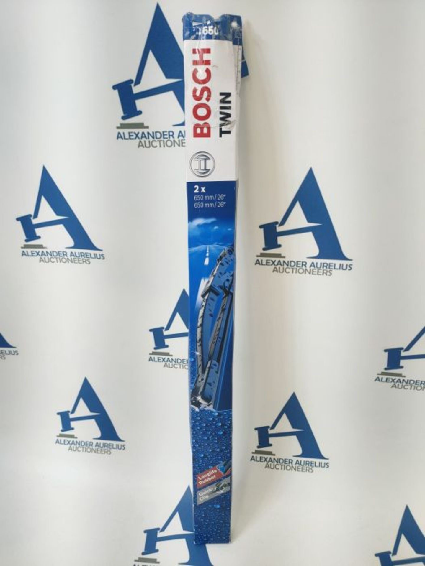 Bosch Wiper Blade Twin 650, Length: 650mm/650mm - Set of Front Wiper Blades - Image 2 of 3