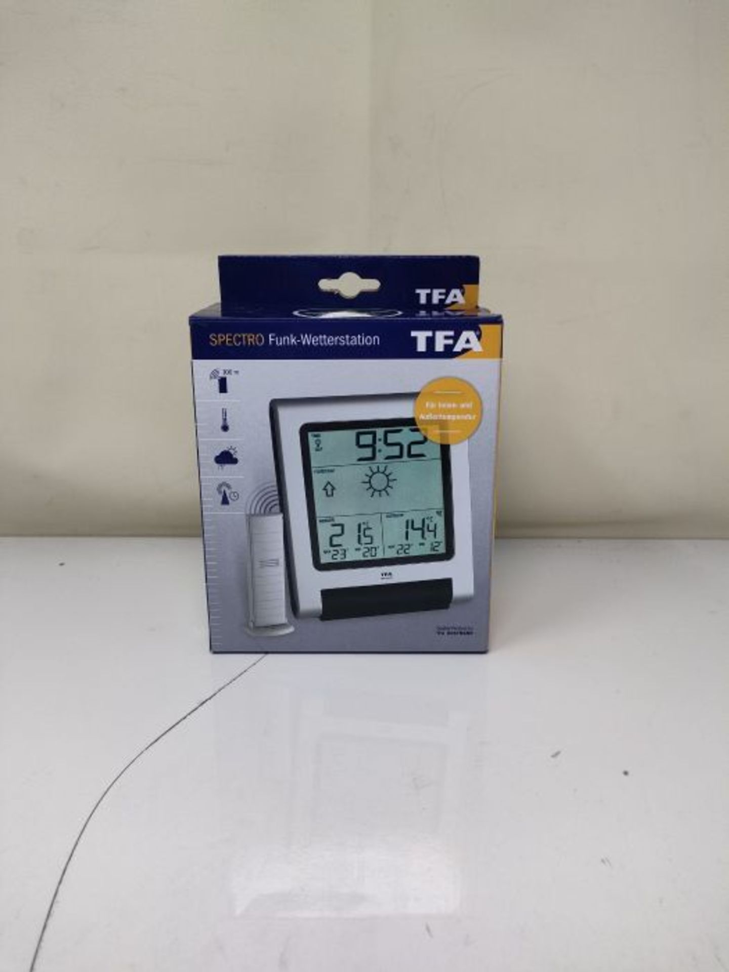 RRP £72.00 TFA 35.1089.IT - Stazione meteorologica - Image 2 of 3