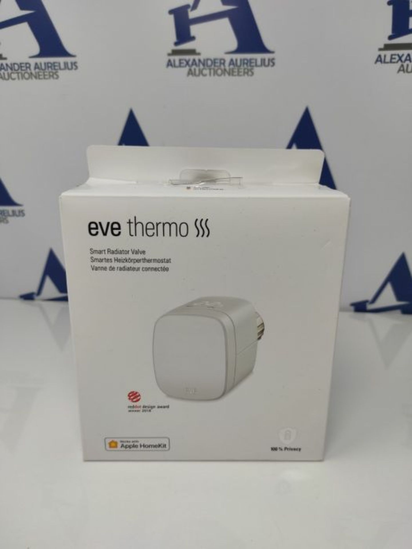 RRP £69.00 Eve Thermo - Smart radiator valve with LED display, automatic temperature control, no - Image 2 of 3