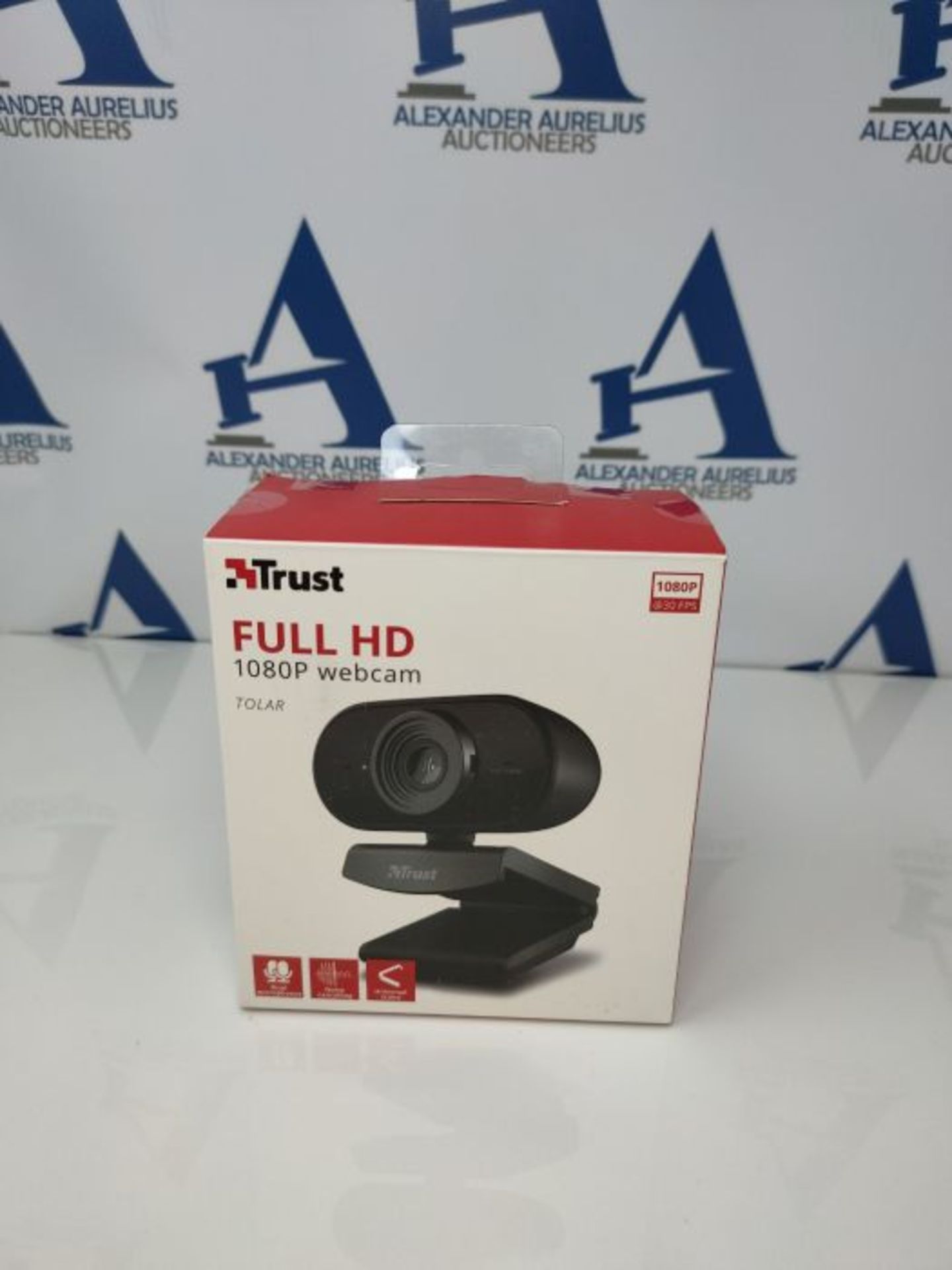 Trust Tolar Full HD 1080p Webcam PC con Microfono, 2 Microfoni Integrati, Fuoco Fisso, - Image 2 of 3