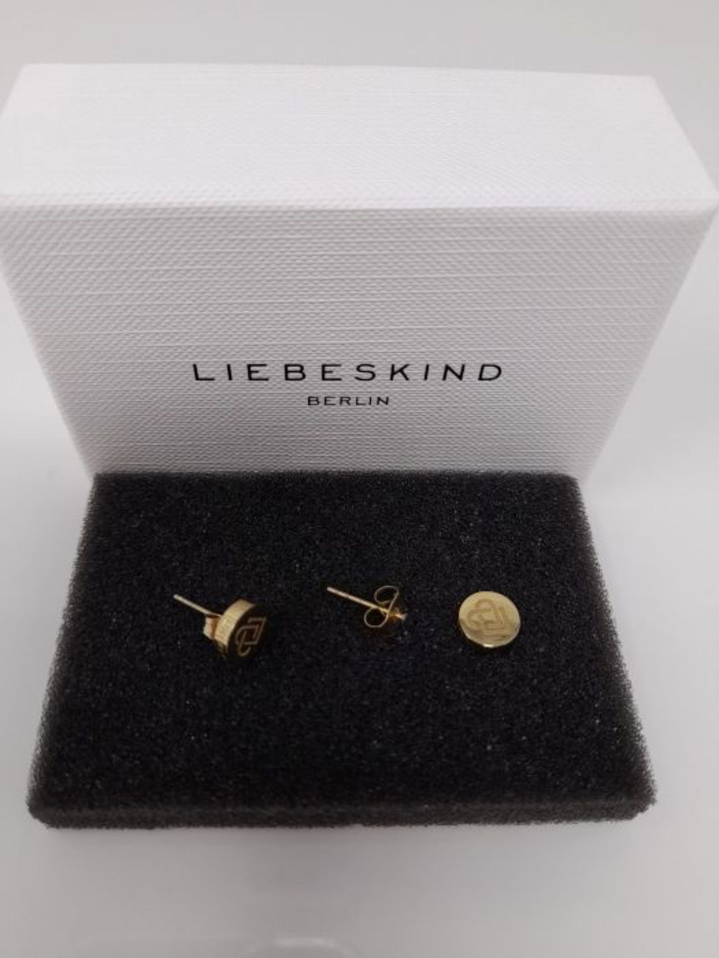 [CRACKED] Liebeskind Berlin Women's Stud Earrings - Matt Steel - LJ 0078 E - 20 - Image 3 of 3