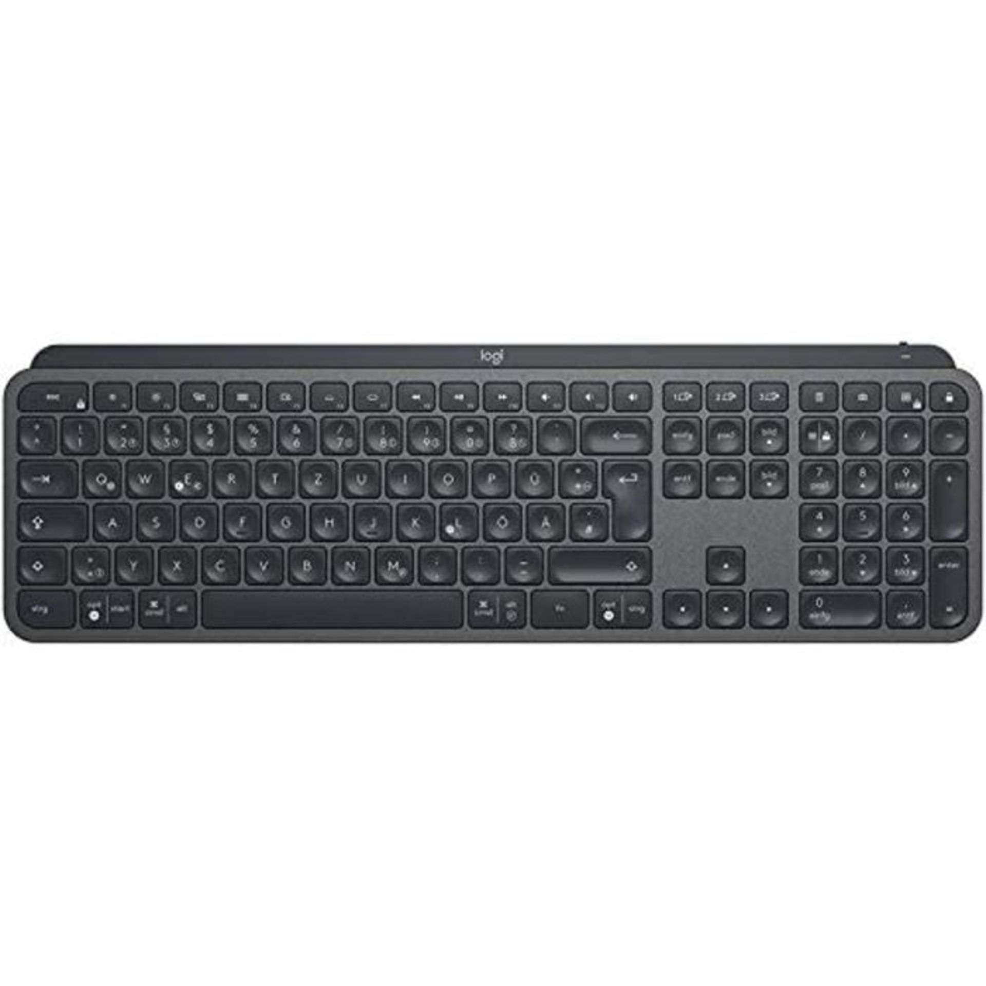 RRP £77.00 [INCOMPLETE] Logitech MX Keys Kabellose Tastatur, Bluetooth & USB-Empfänger, USB-C An