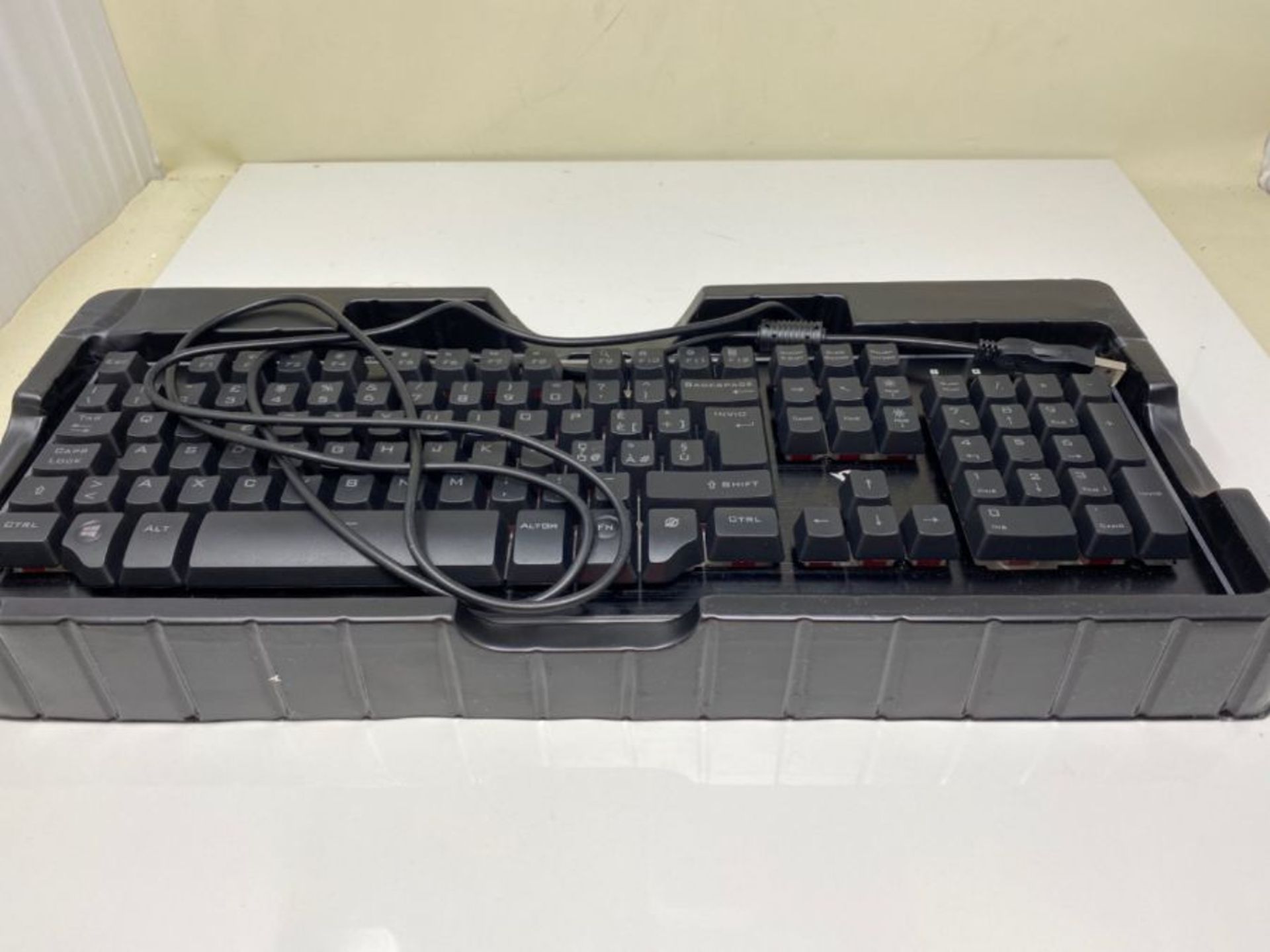 Accessori game pc Trust GXT 860 THURA SEMI-MECHANICAL KEYBOARD - Image 3 of 3