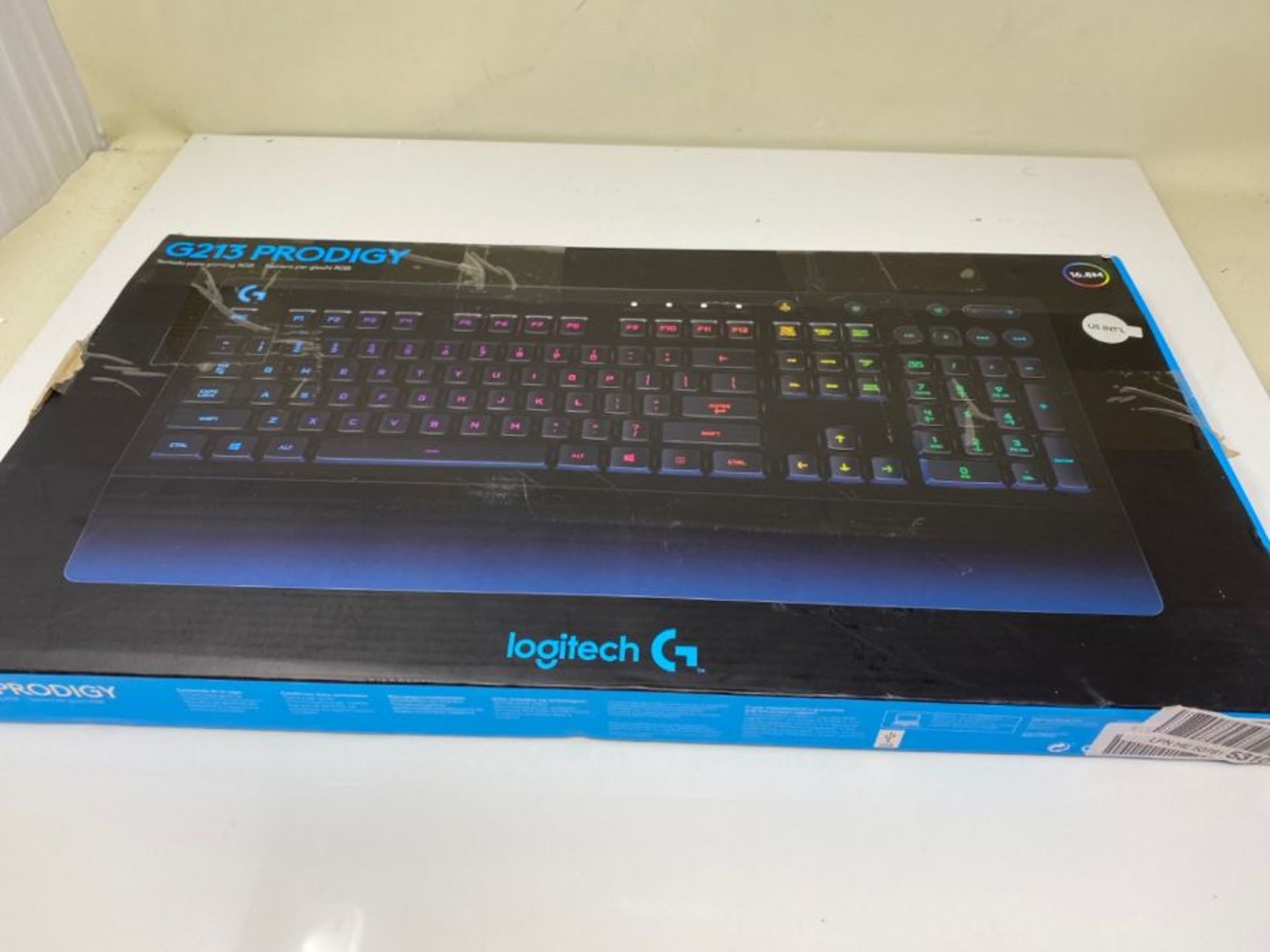 Logitech G213 Prodigy Tastiera Gaming Cablata, LIGHTSYNC RGB, Tasti Retroilluminati, R