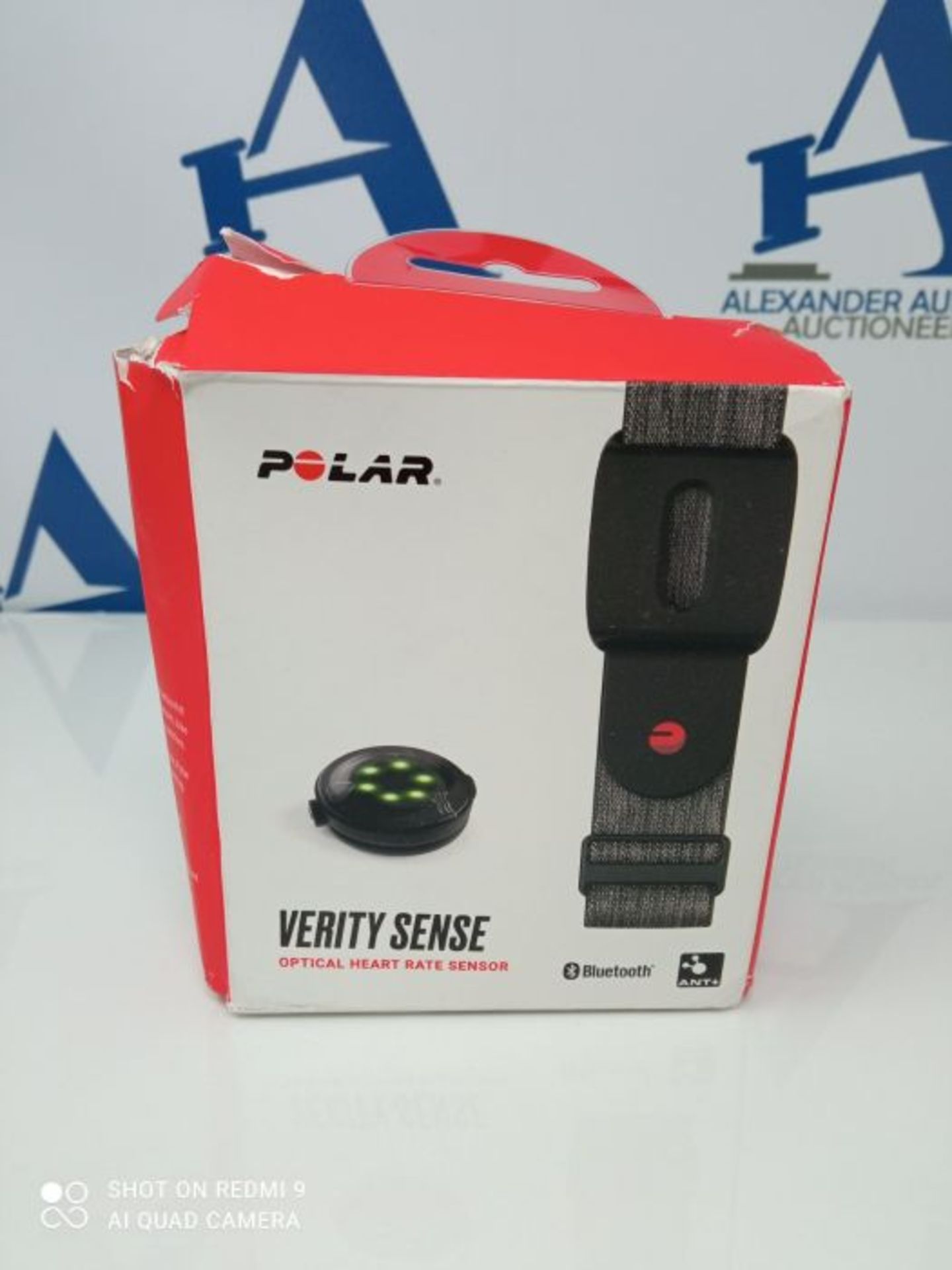 RRP £78.00 Polar Verity Sense - Optical Heart Rate Monitor Armband for Sport - ANT+ and Dual Blue - Image 2 of 3