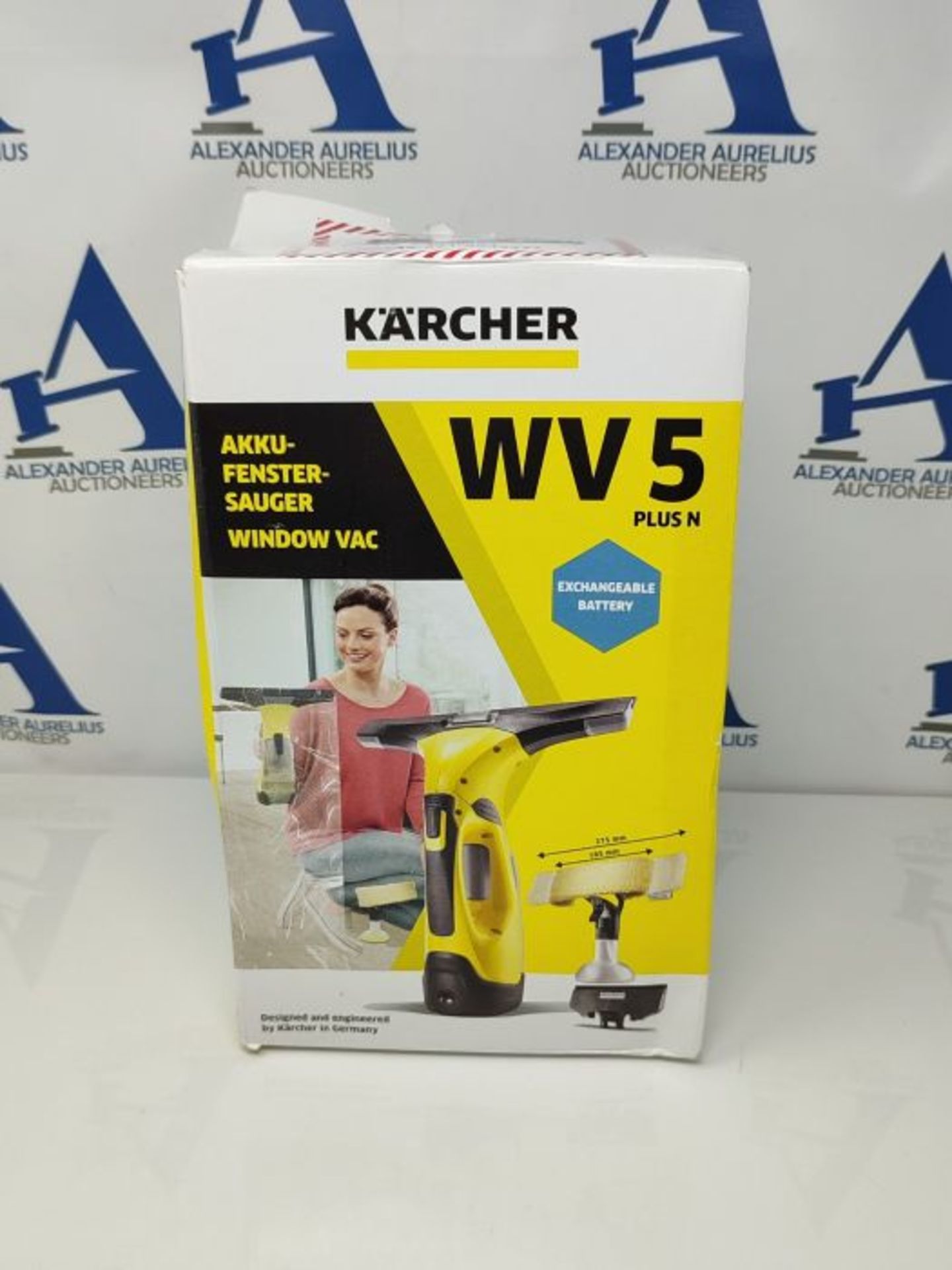 RRP £71.00 Kärcher Battery Operated WV 5 Premium Window Vacuum Cleaner, 1.633-453.0 - Image 2 of 3