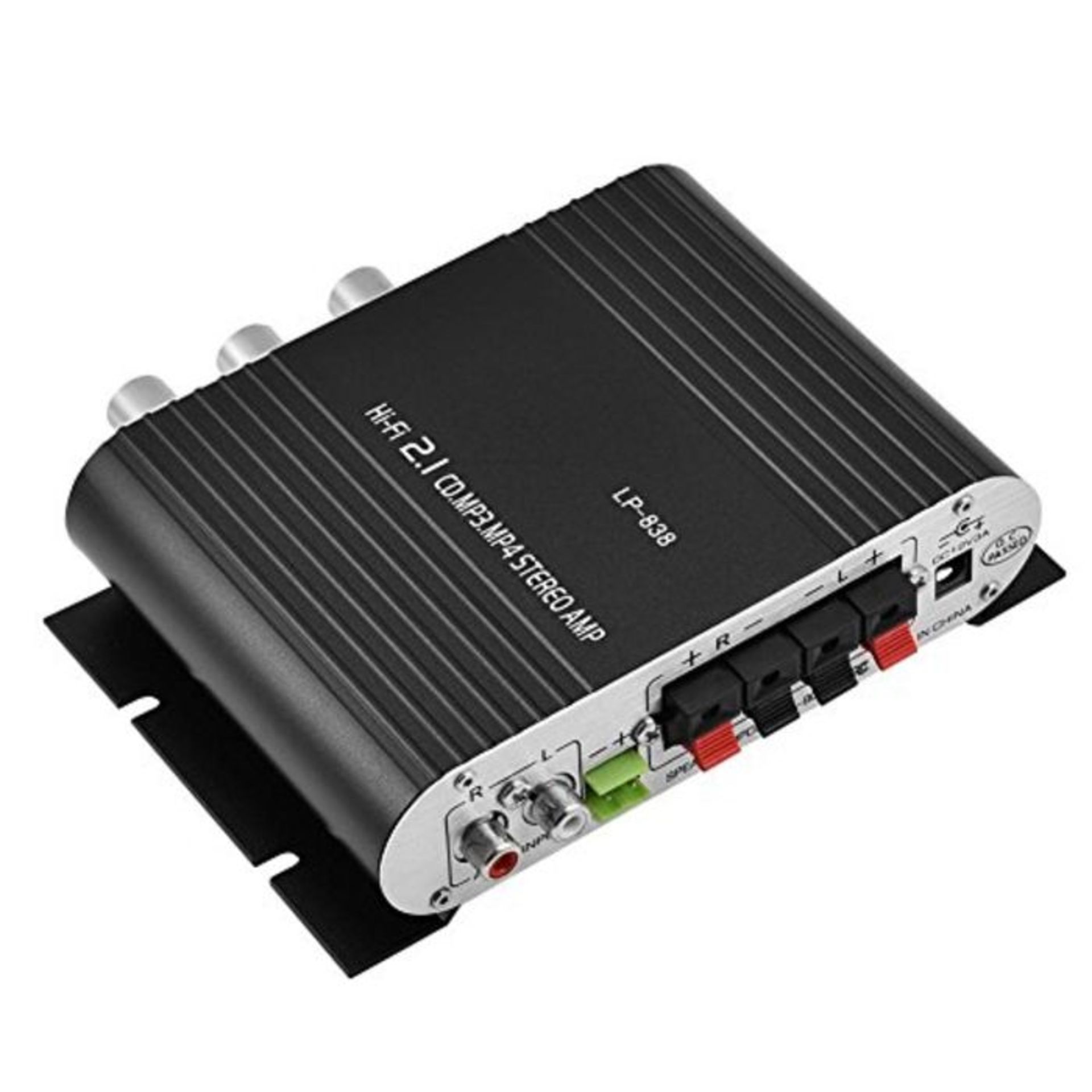 Mini 2 Channel HiFi Stereo Bass Audio Power Amplifier 15W + 15W Digital Indoor/Outdoor