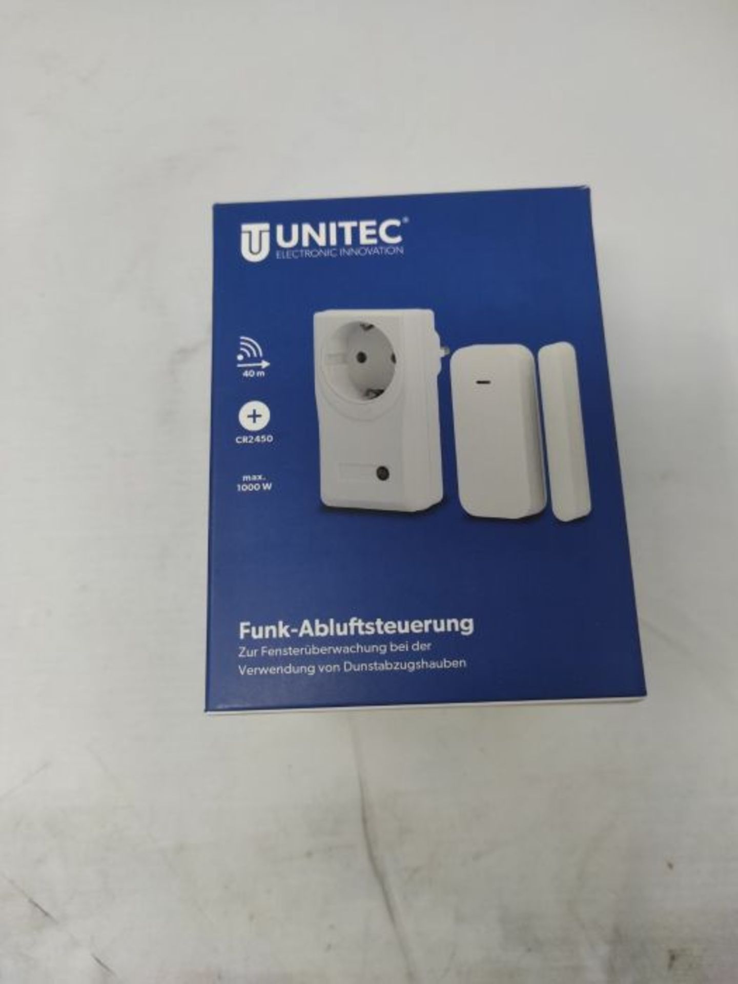 UNITEC Funk-Abluftsteuerung mit Fenster-Kontaktschalter und Magnetkontakt | Funk-Steck