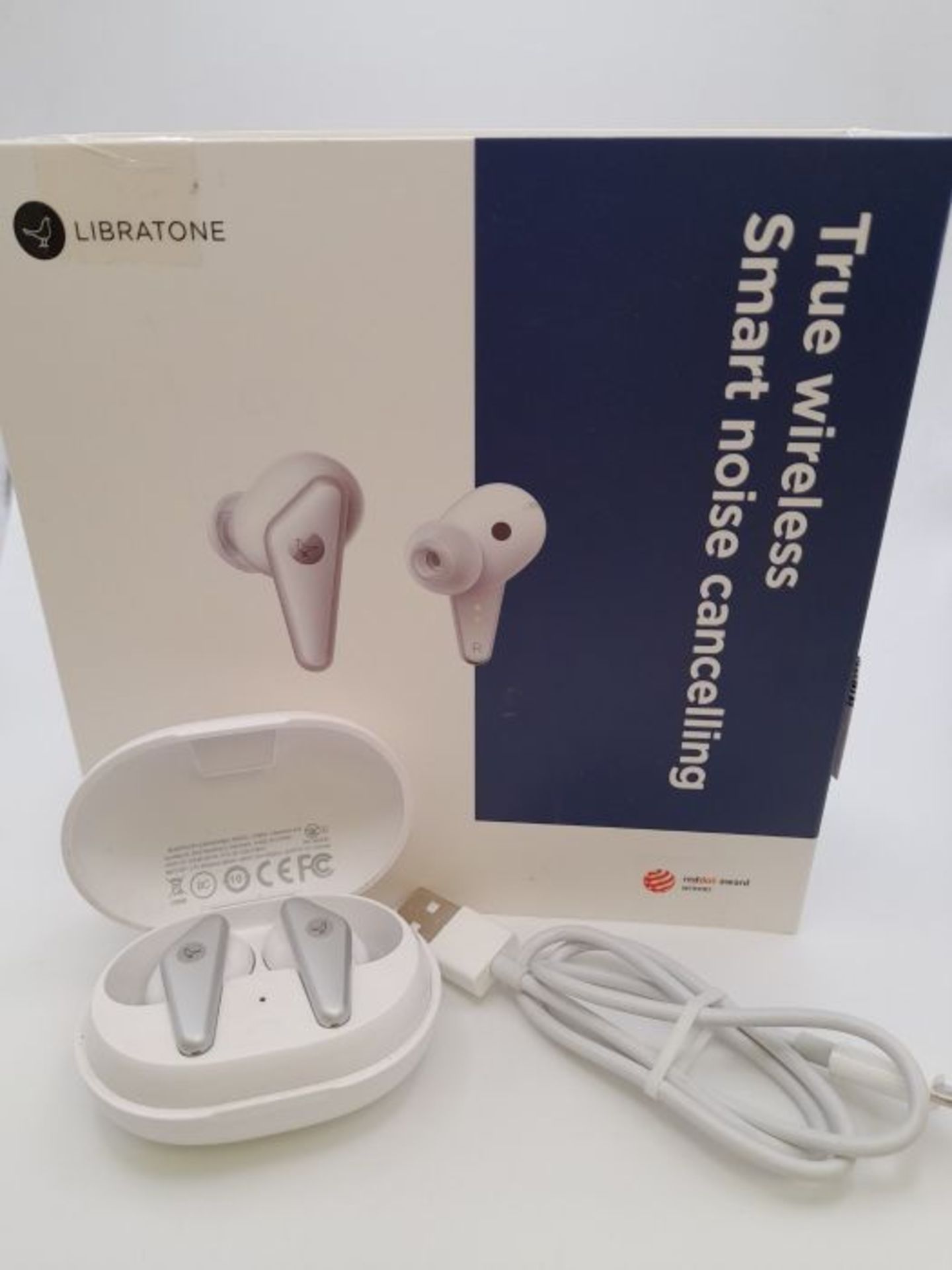 RRP £176.00 Libratone LI0080000EU6005 TRACK Air+ true wireless earbuds smart noise cancelling (24h - Image 2 of 3
