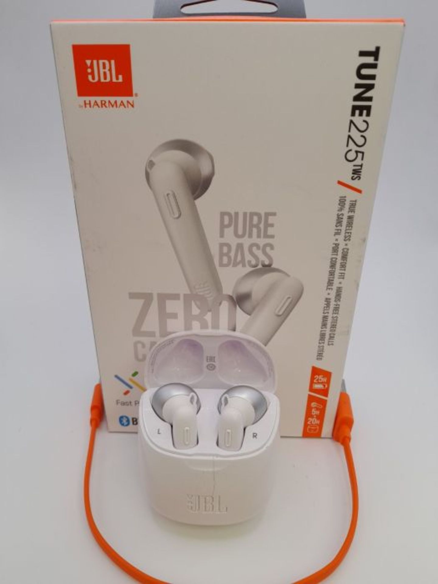 RRP £109.00 JBL Tune 220TWS - truly wireless, in-ear bluetooth headphones with voice assistant, up - Image 2 of 3