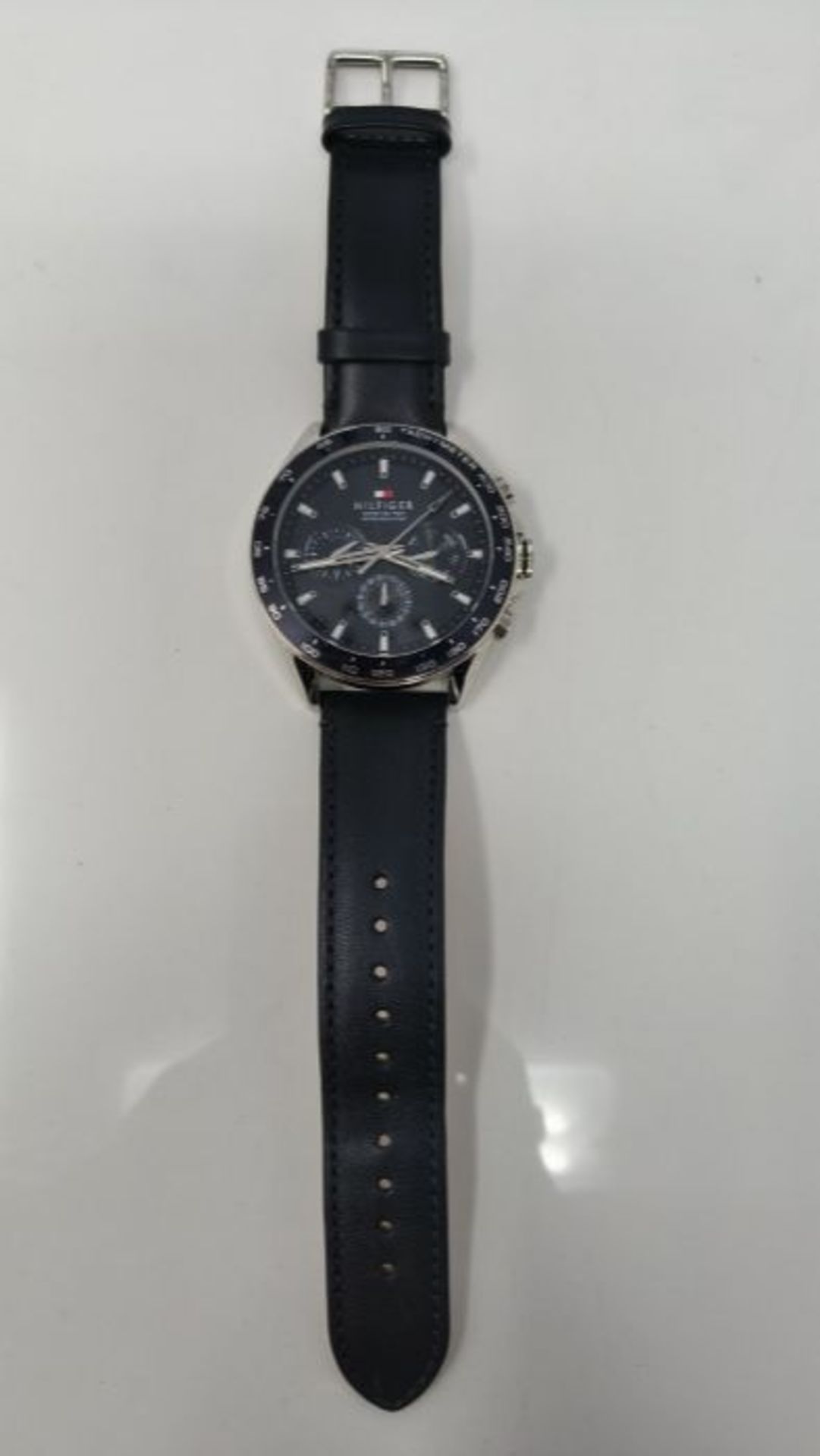 RRP £179.00 Tommy Hilfiger Men's Analog Quartz Watch with Leather Strap 1791964 - Image 2 of 3