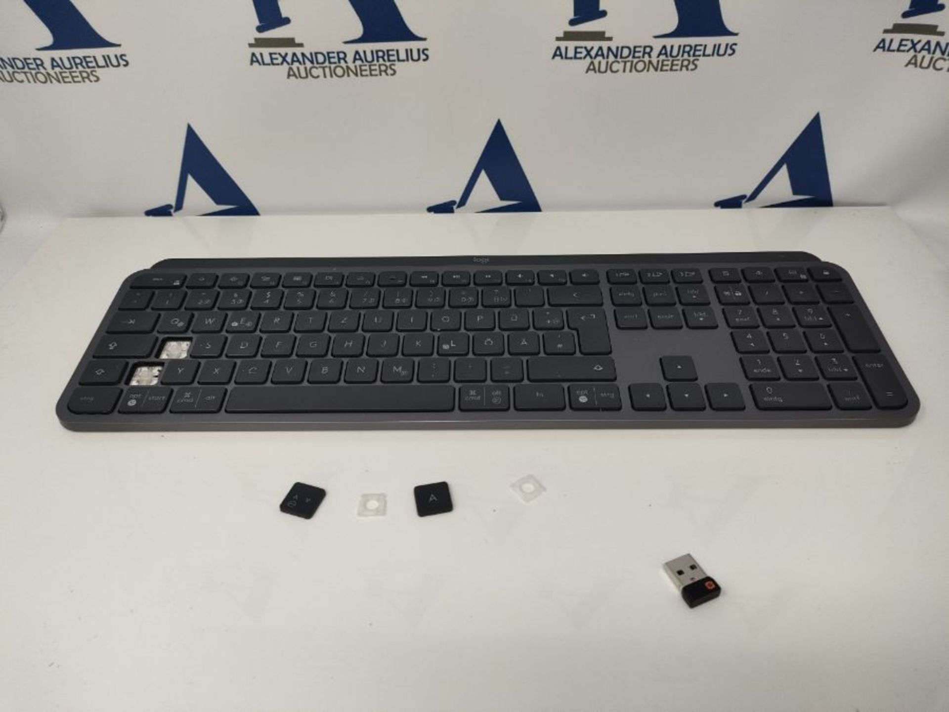 RRP £77.00 Logitech MX Keys Kabellose Tastatur, Bluetooth & USB-Empfänger, USB-C Anschluss, 5-Mo - Image 3 of 3