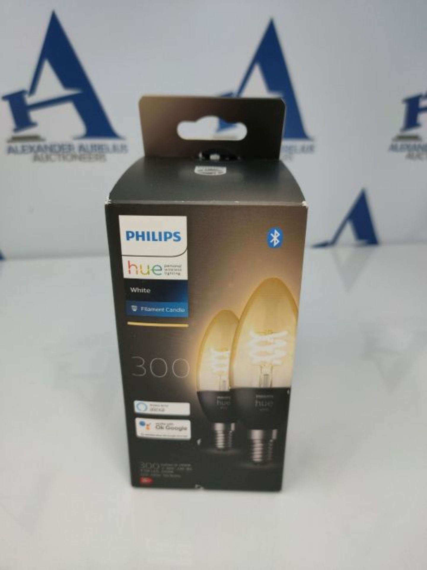 Philips Hue White 2 Lampadine LED Smart, con Bluetooth, Attacco E14, 4.5 W, Dimmerabil - Image 2 of 3