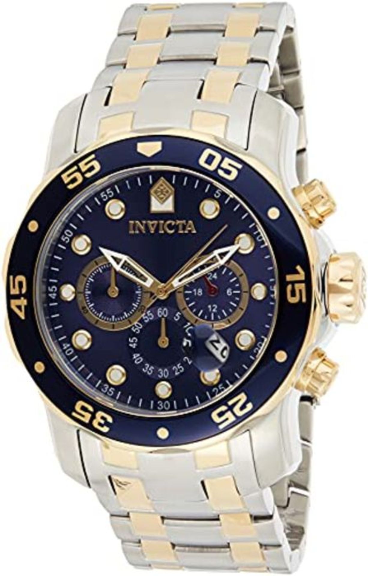 RRP £135.00 Invicta Pro Diver - SCUBA Orologio Uomo Quarzo, 48mm, Blu, 0077