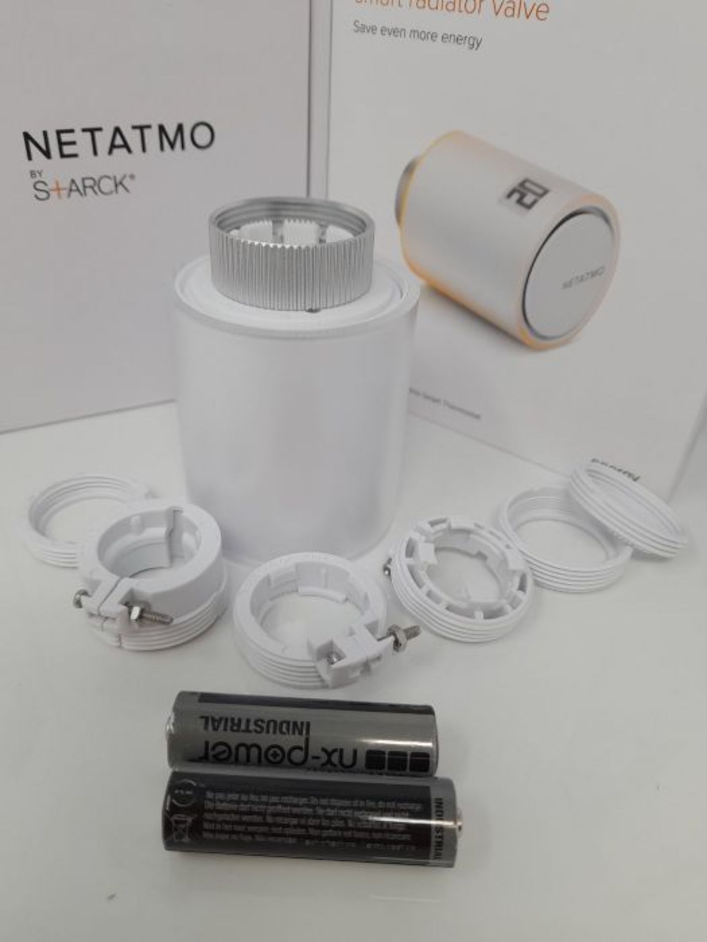 RRP £66.00 Netatmo Additional Smart Radiator Valve, Add-on for Smart Thermostat and for collectiv - Image 3 of 3