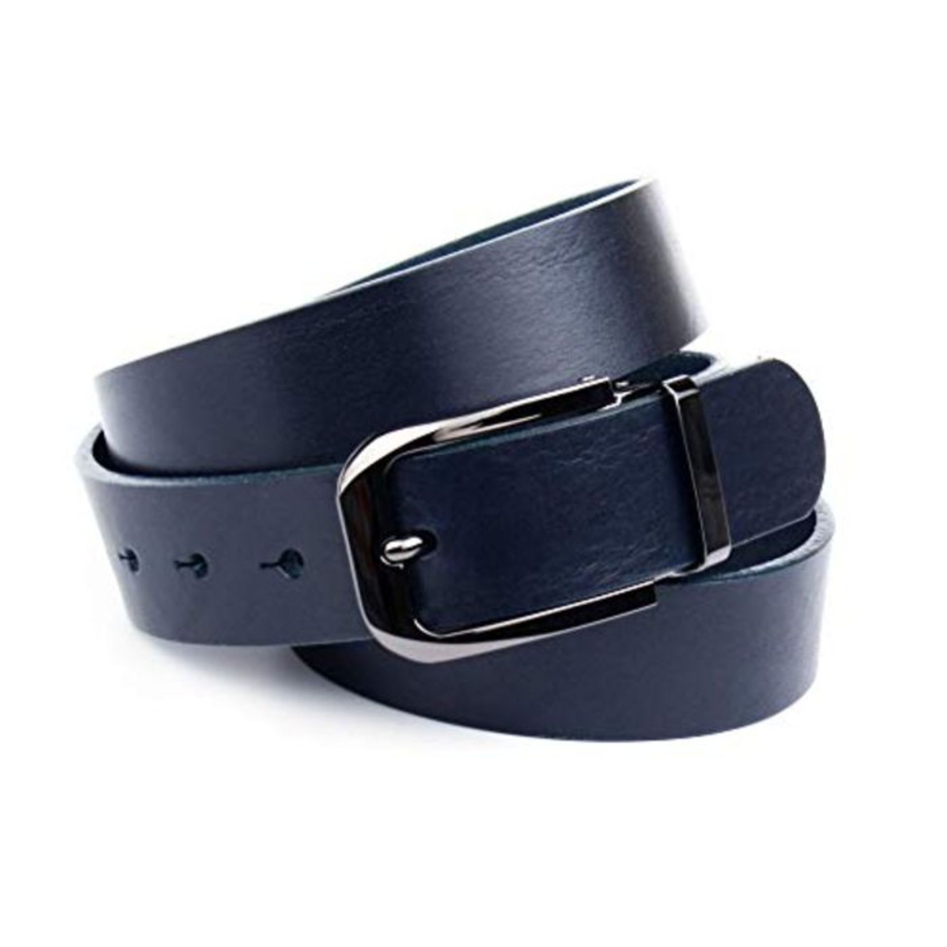 Anthoni Crown Men's F3n.j80 Belt, Blue (Dunkelblau 080), 38 (Size: 85)