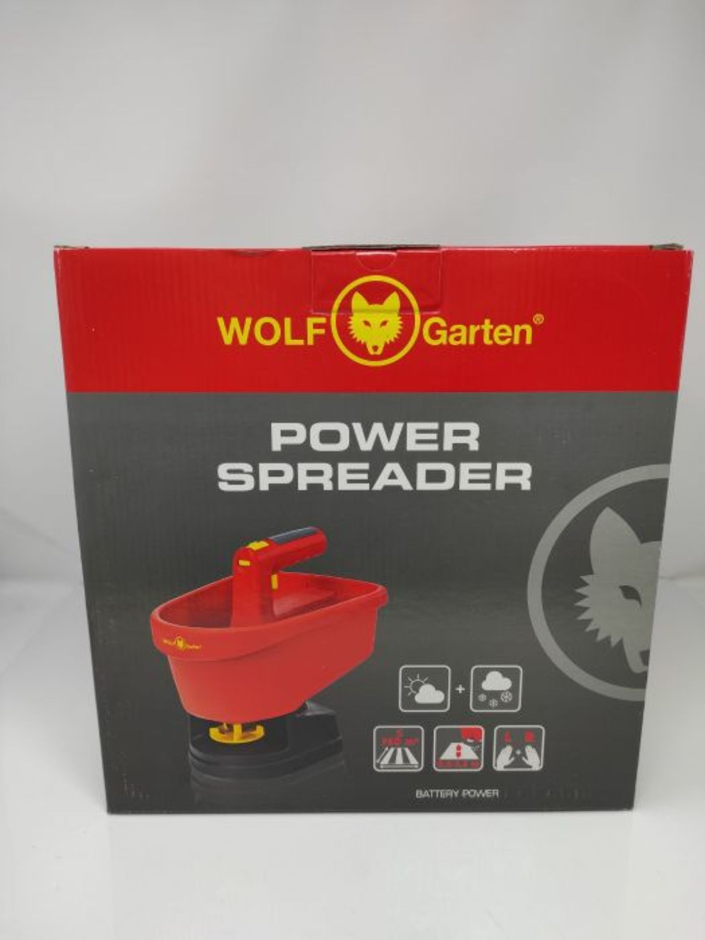 Wolf-Garten "WE-B Hand Spreader, Red/Yellow/Black, 23.5x29.5x30 cm - Image 2 of 3