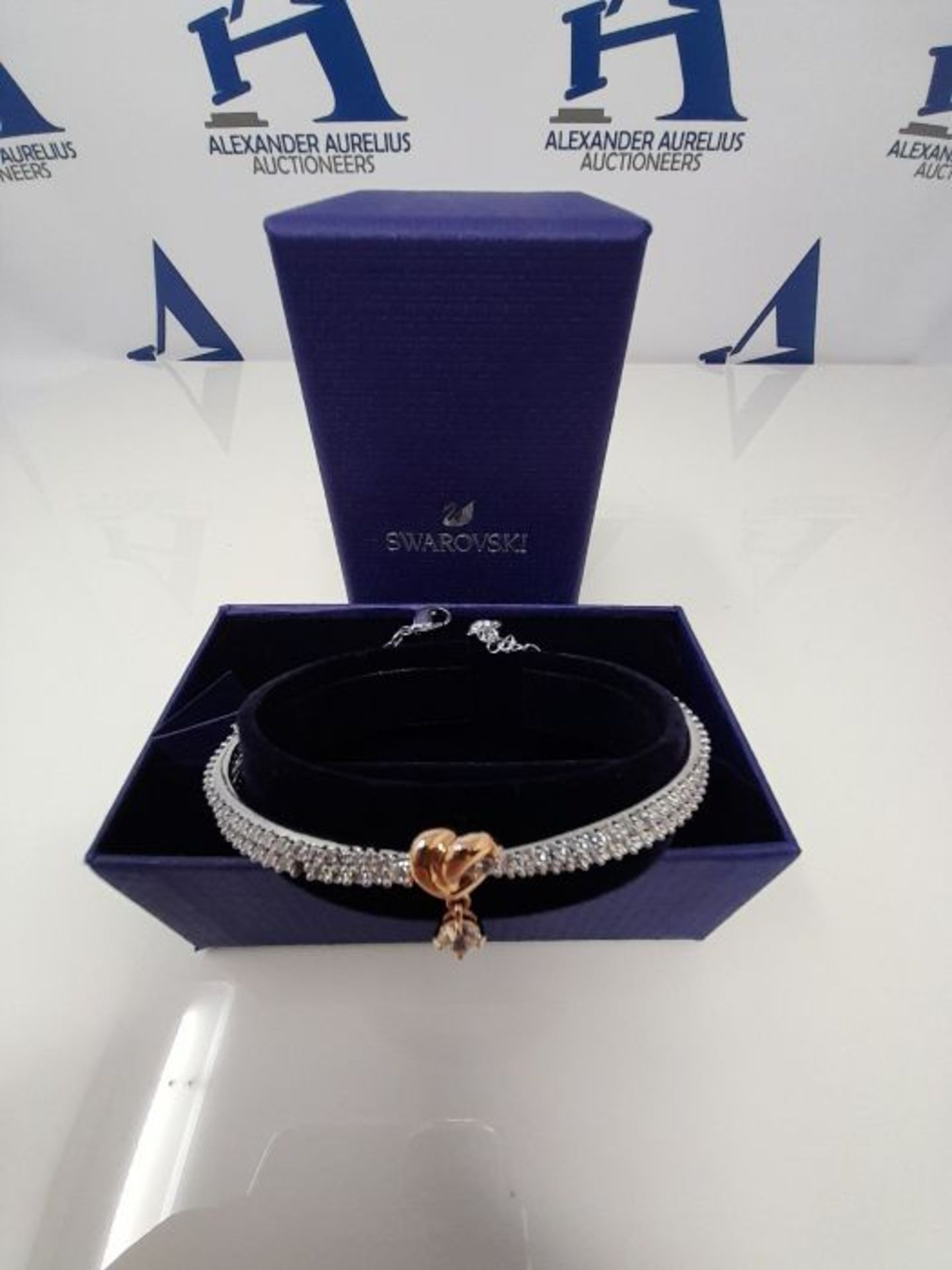 RRP £84.00 [INCOMPLETE] Swarovski Lifelong Heart Armreif, Eleganter Damenarmreif im Metallmix mit