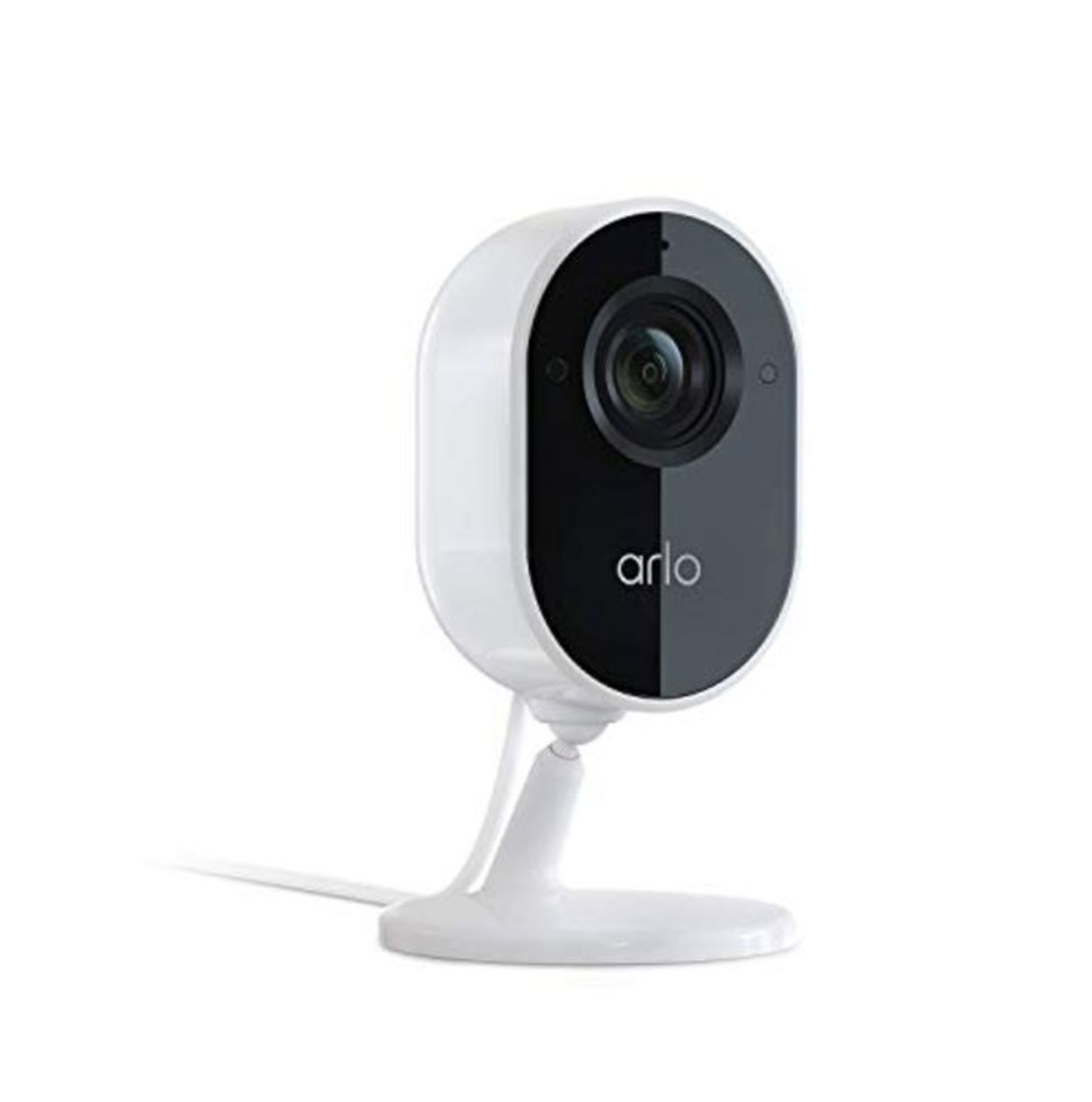 RRP £119.00 Arlo Essential Indoor Home Security Camera System CCTV, 1080p, 2-Way Audio, Animal Det
