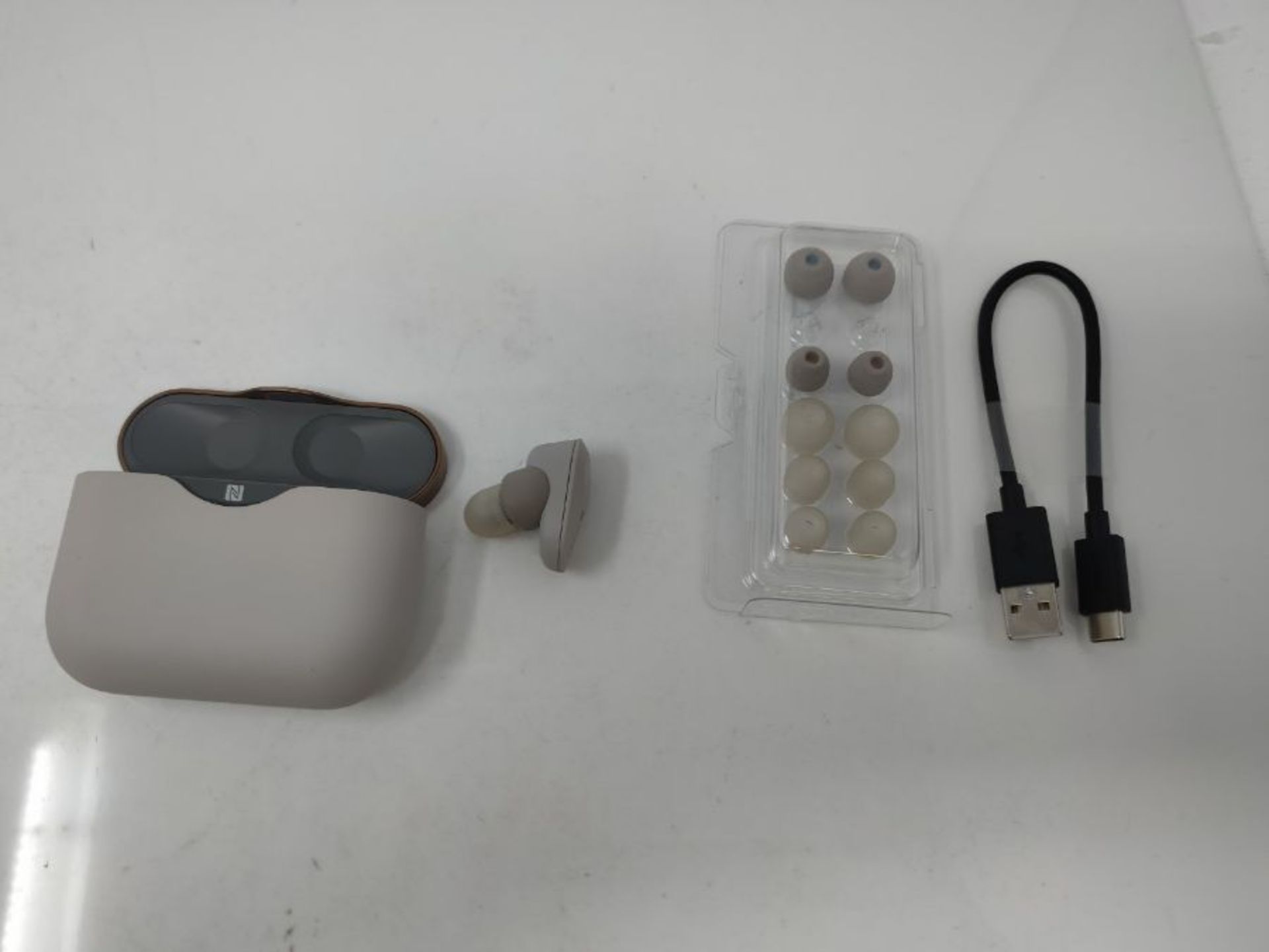 RRP £129.00 [INCOMPLETE] Sony WF-1000XM3 vollkommen kabellose Bluetooth KopfhÃ¶rer / Earbuds mit - Image 3 of 3