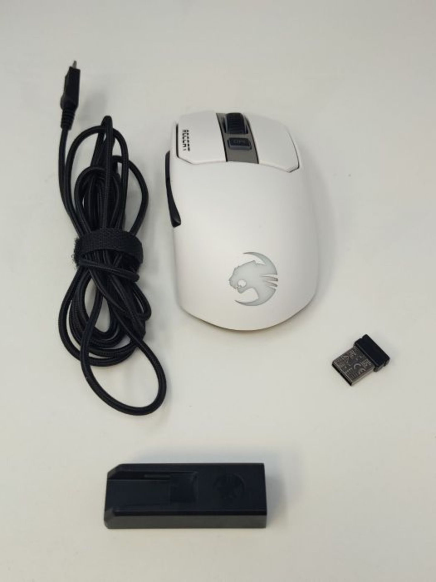 RRP £77.00 Roccat Kain 202 AIMO RGB Gaming Mouse (16,000 DPI Owl-Eye Sensor, Wireless, Titan Clic - Image 3 of 3