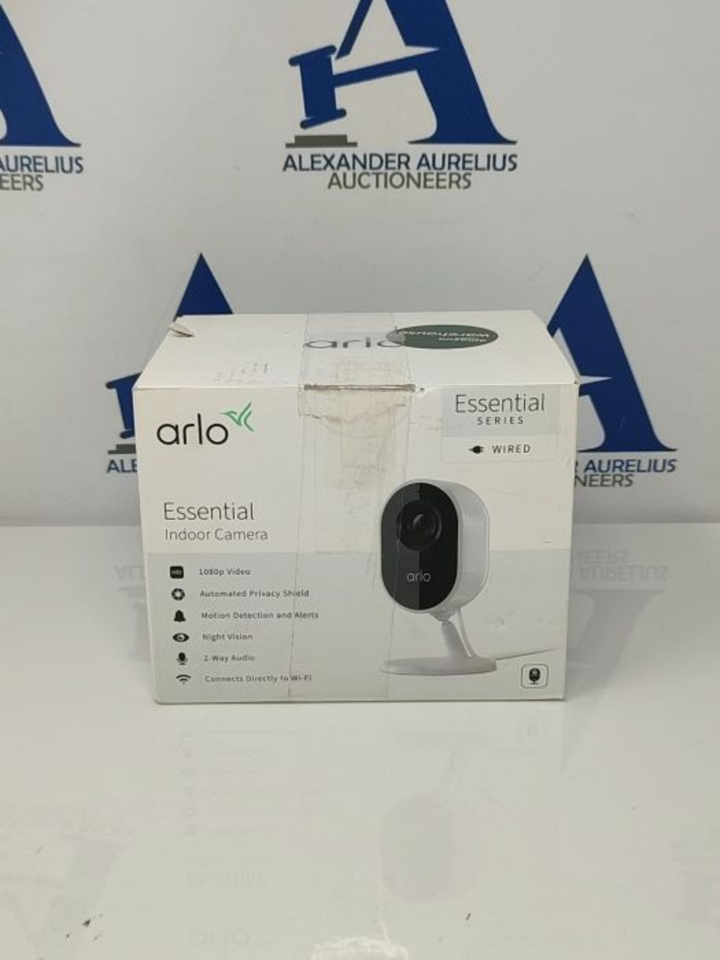 RRP £119.00 Arlo Essential Indoor Home Security Camera System CCTV, 1080p, 2-Way Audio, Animal Det - Image 2 of 3