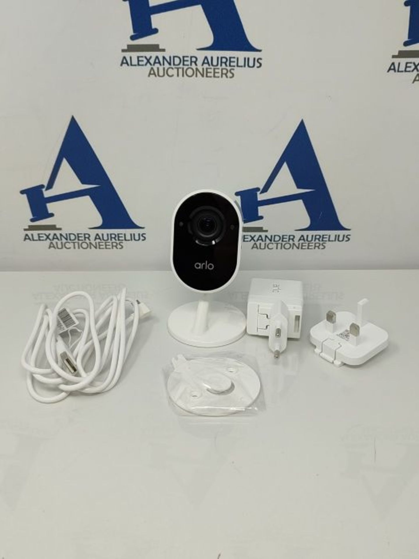 RRP £119.00 Arlo Essential Indoor Home Security Camera System CCTV, 1080p, 2-Way Audio, Animal Det - Image 3 of 3