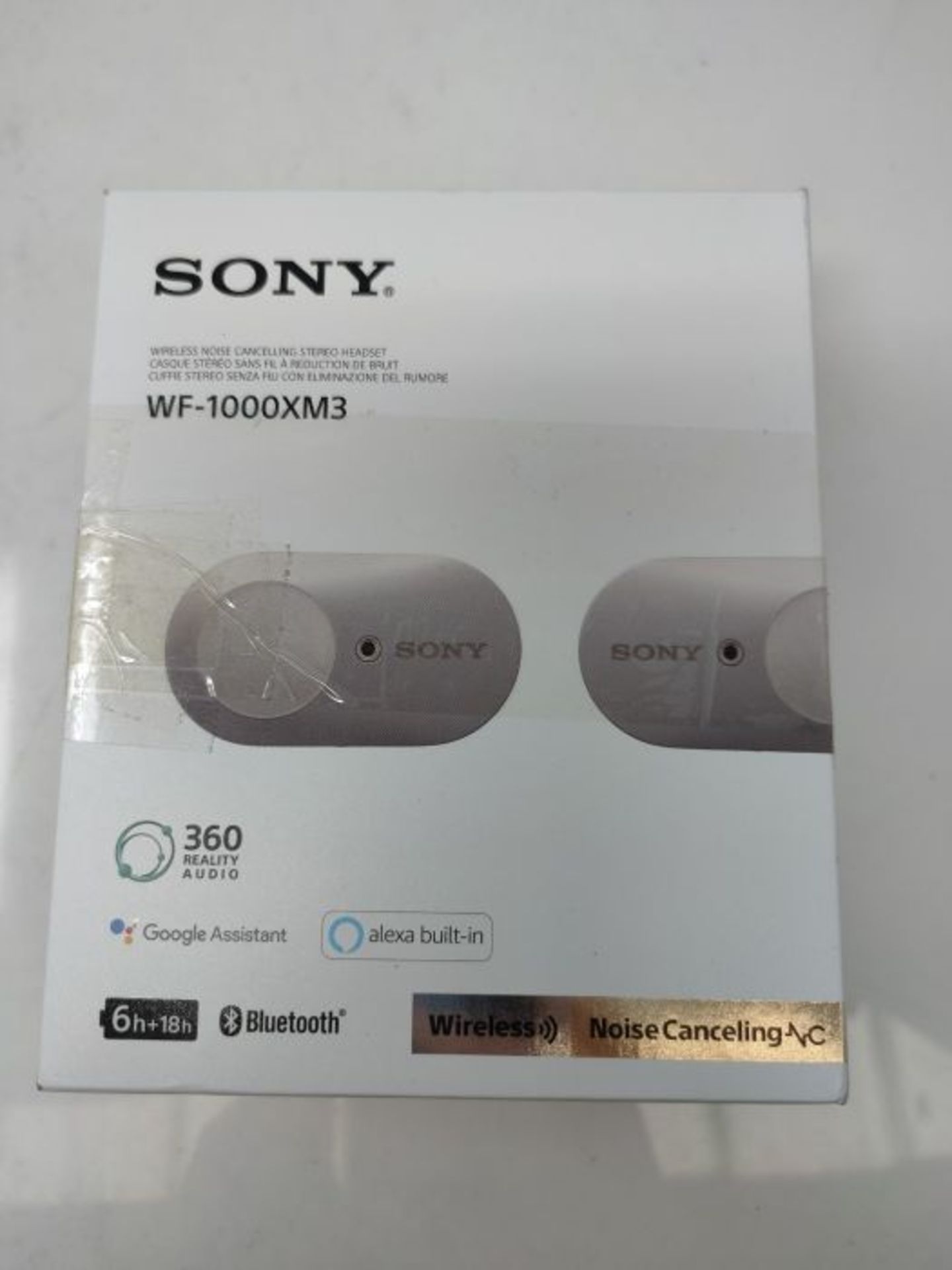 RRP £129.00 [INCOMPLETE] Sony WF-1000XM3 vollkommen kabellose Bluetooth KopfhÃ¶rer / Earbuds mit - Image 2 of 3