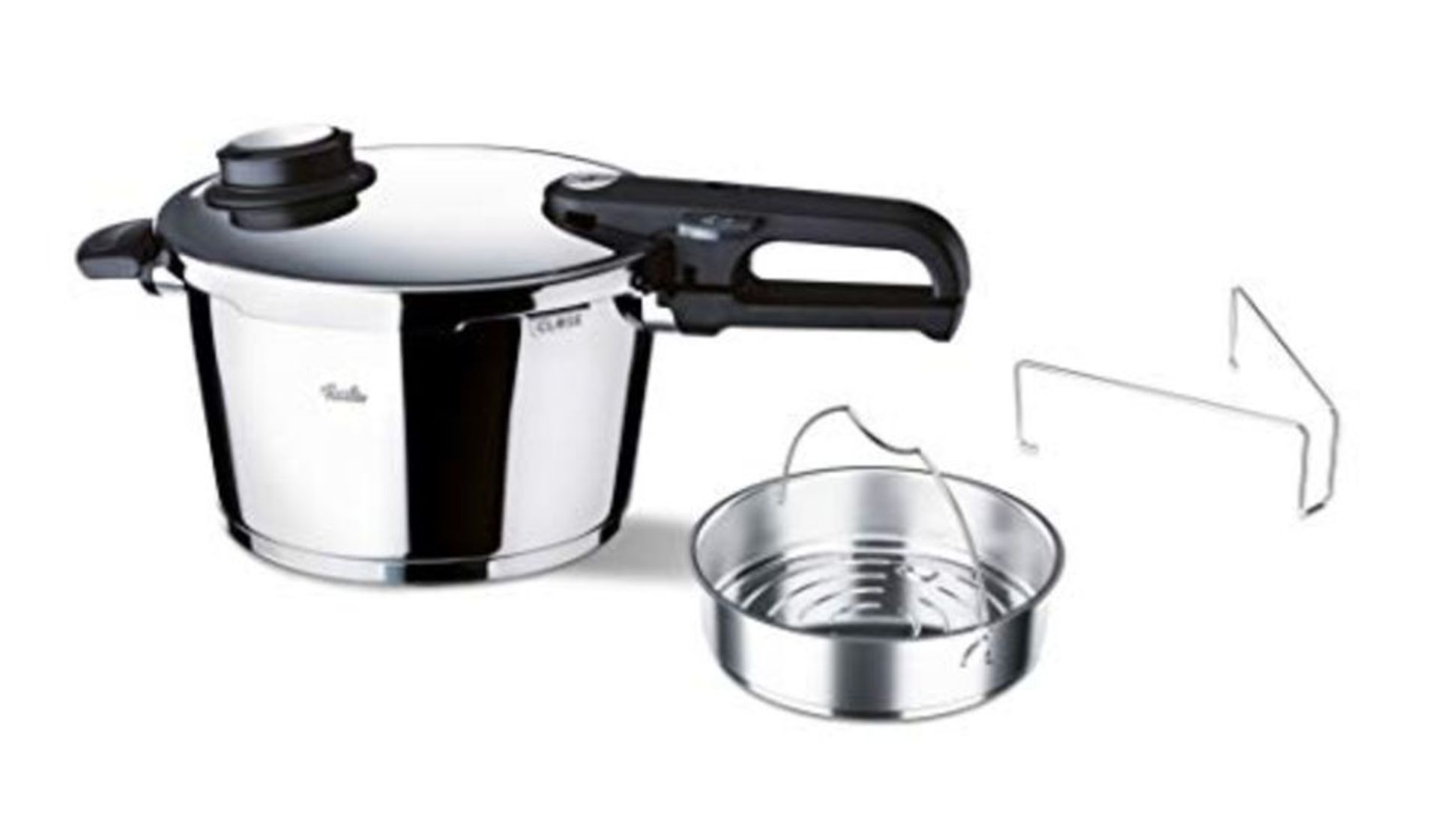 RRP £147.00 Fissler Pressure Cooker Suitable for All Hob Types Including Induction, Steam Cooker F