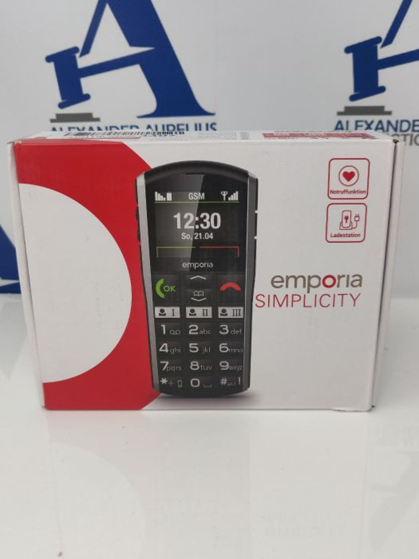 Emporia Simplicity Mobile Phone 2 Inch Colour Display Large Buttons SOS Button Chargin - Image 2 of 3