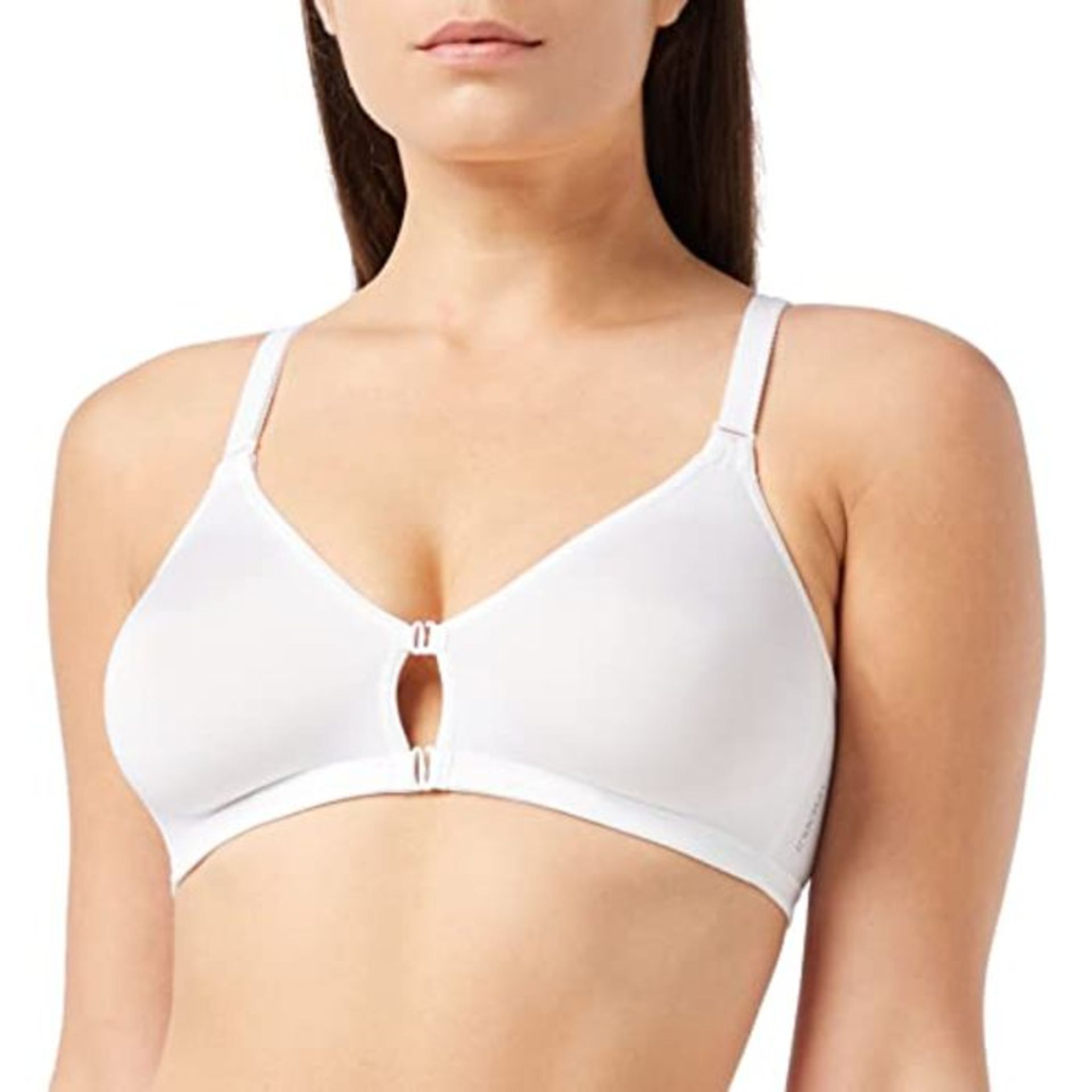 Triumph Women's Tri-action Fitness F Sports Bra, White, 32C (Manufacturer Size: 85C)